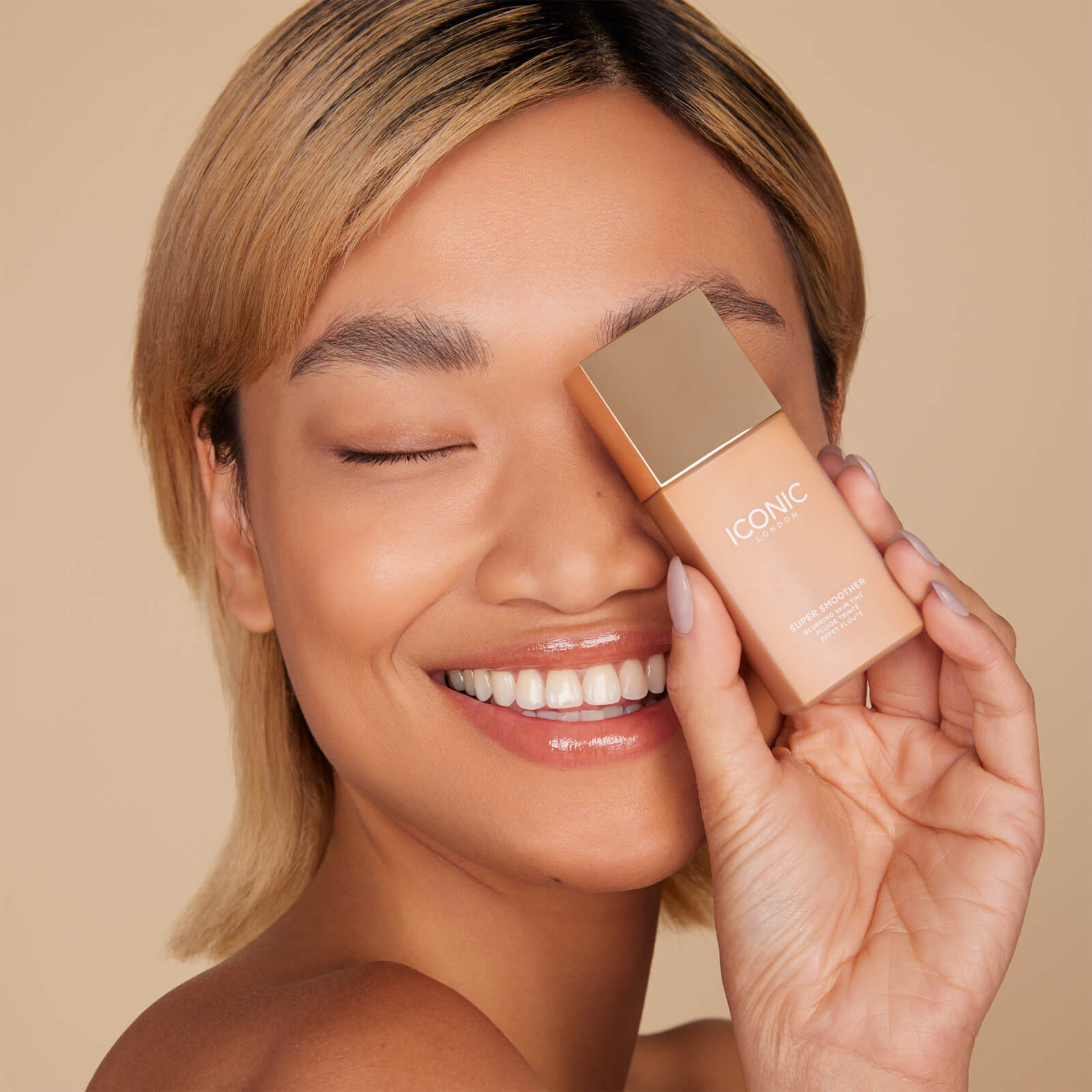 Thumbnail - ICONIC London Super Smoother Blurring Skin Tint 30ml (Various Shades) - Neutral Deep