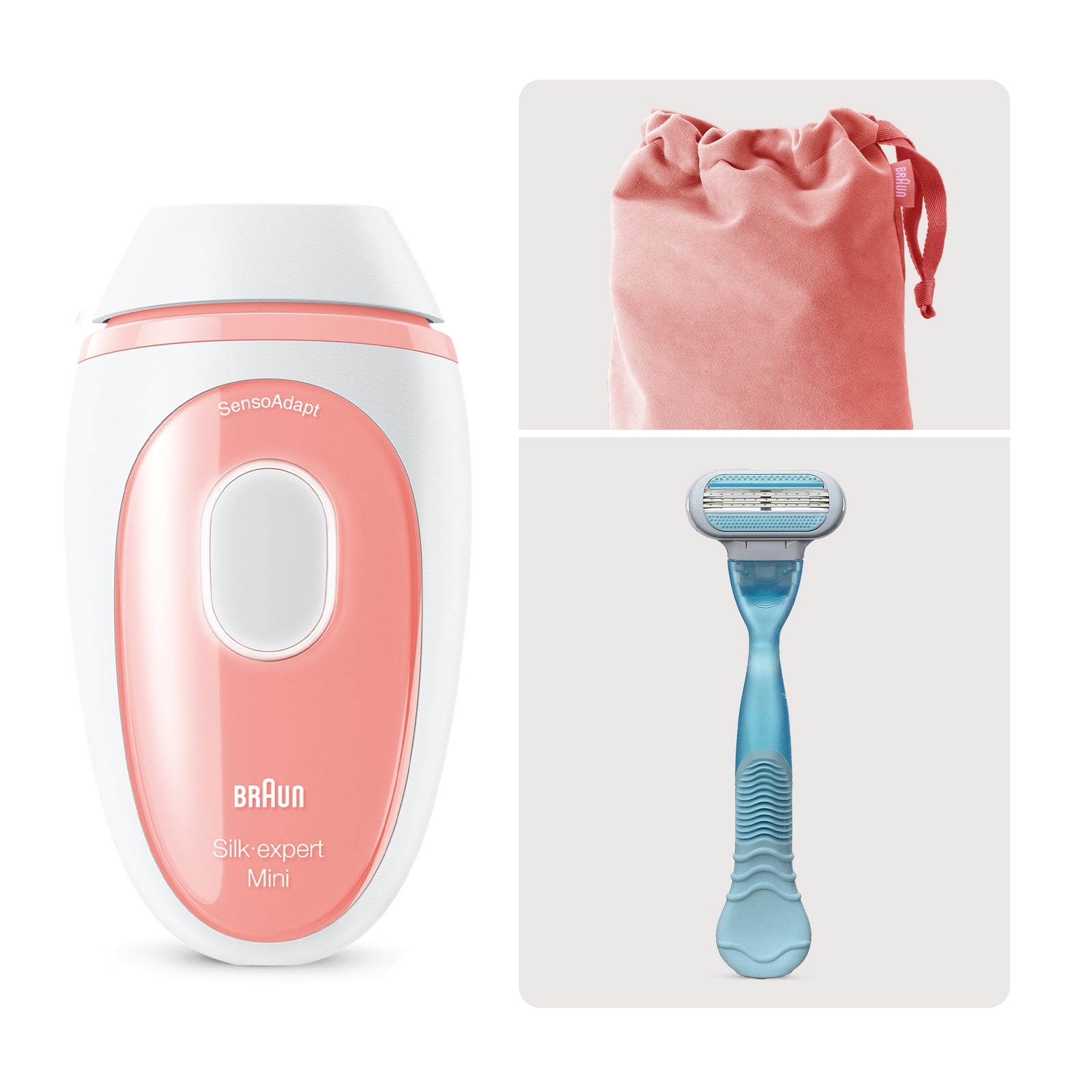 Women's Pink Braun Ipl Silk·expert Mini 1014