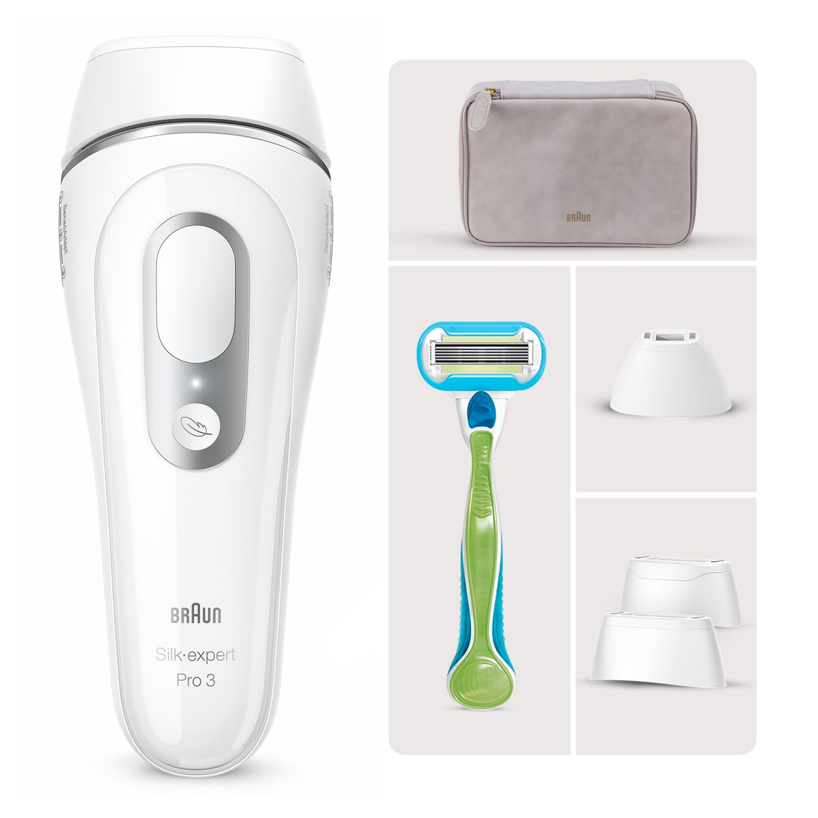 Women's White Braun Ipl Silk·expert Pro 3 Pl3233