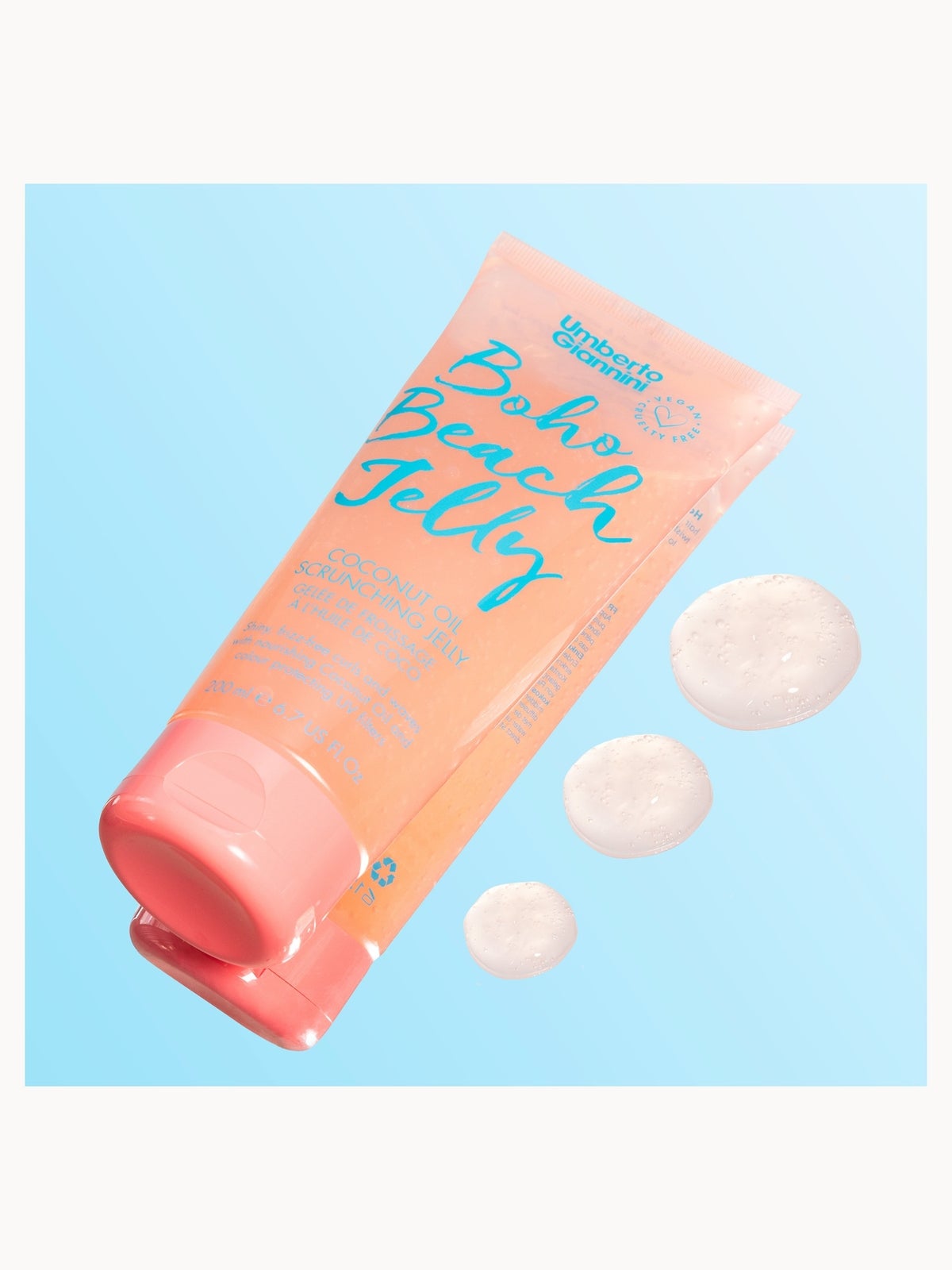 Umberto Giannini Boho Coconut Oil Scrunching Jelly 200ml 3