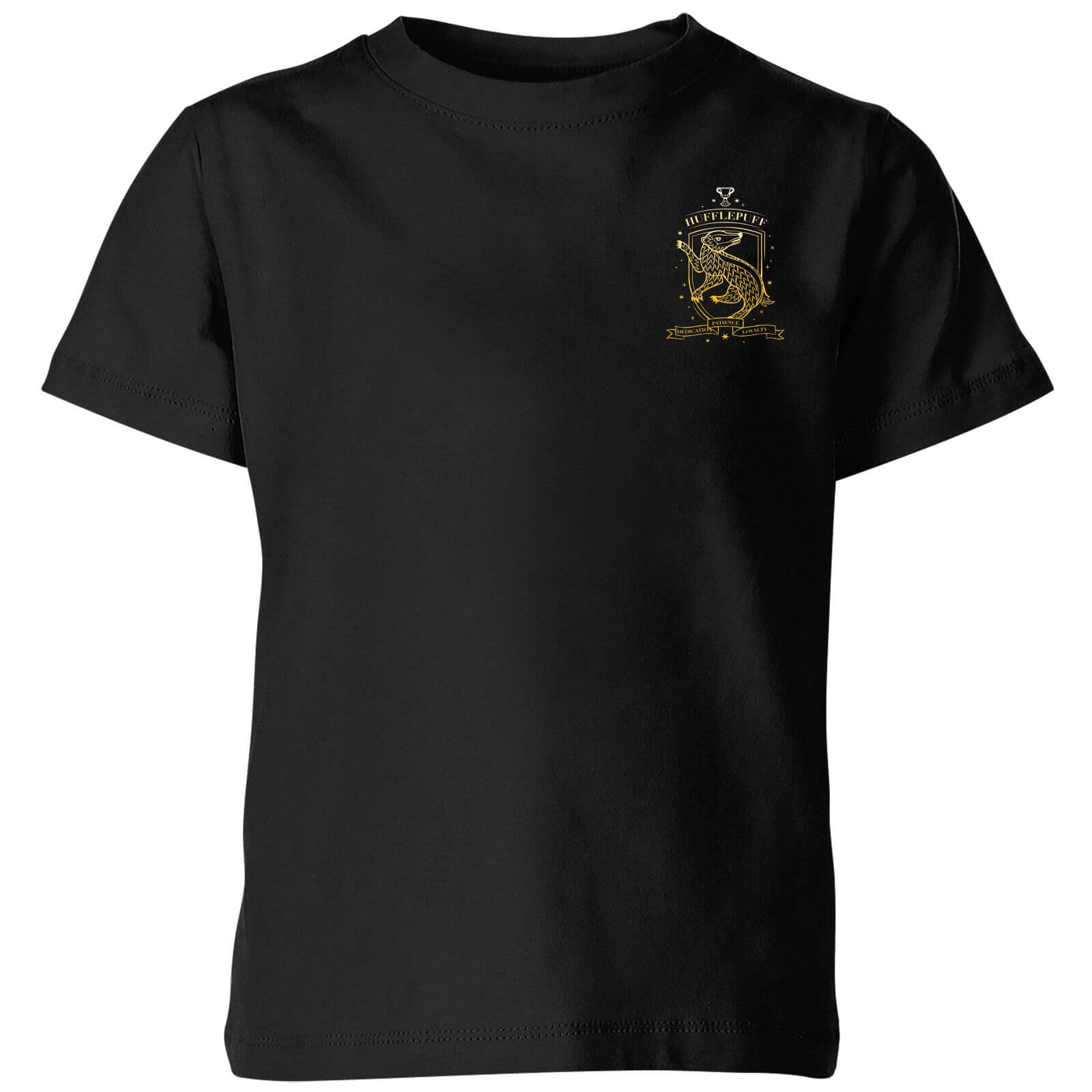 Harry Potter Ombré Hufflepuff Sigil Kids' T-Shirt - Black - 5-6 Years - Black