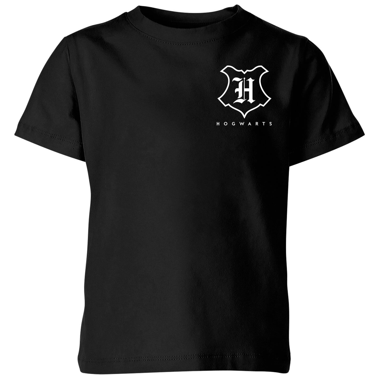 Harry Potter Ombré Hogwarts Sigil Kids' T-Shirt - Black - 7-8 Years - Black