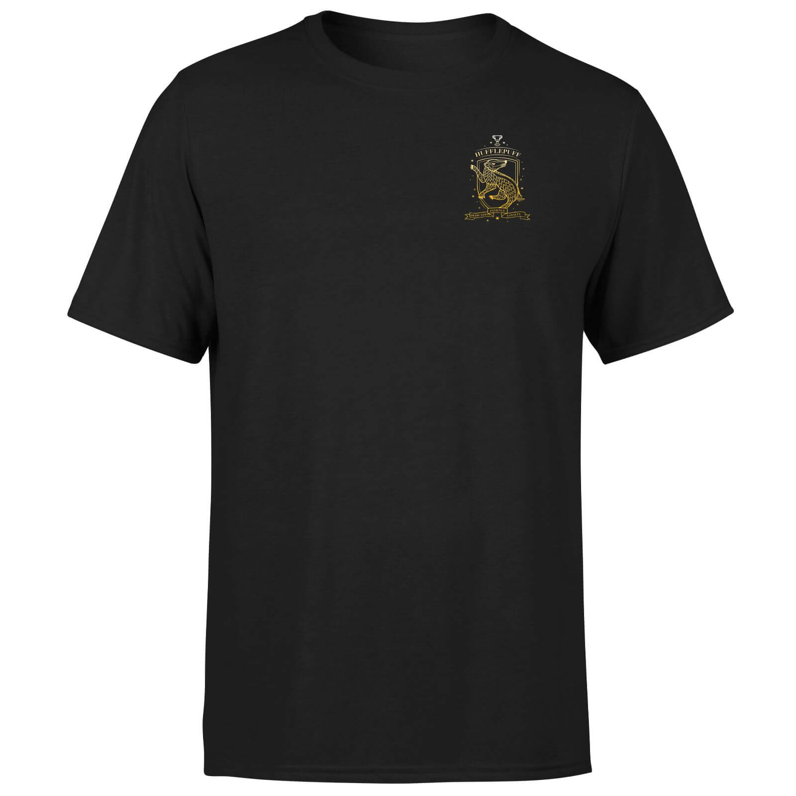 Harry Potter Ombré Hufflepuff Sigil Men's T-Shirt - Black - L - Black