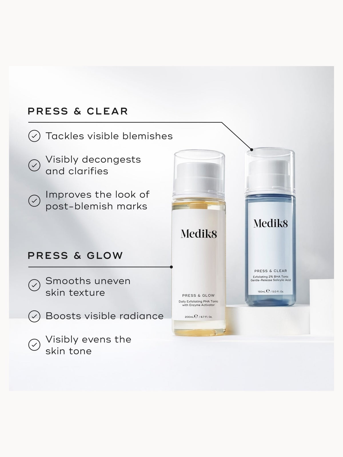 Medik8 Press and Clear 150ml (Various Options) - 150ml Refill 4
