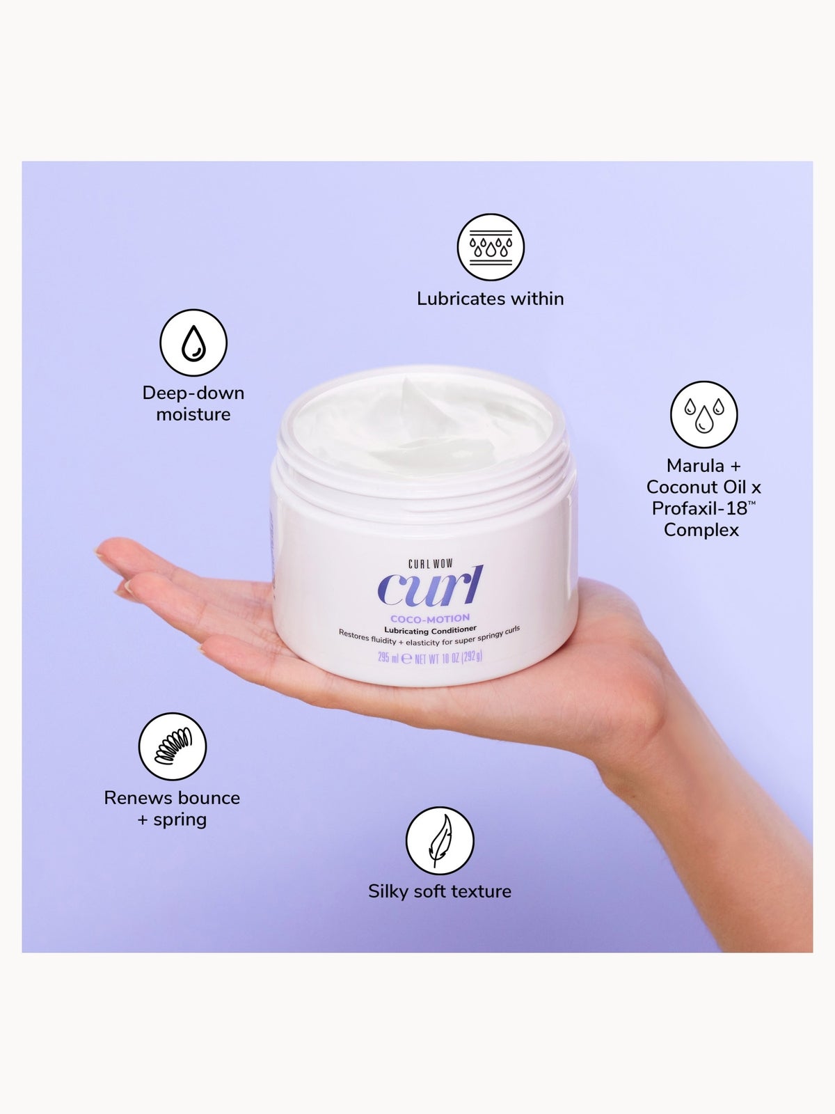 Color Wow Curl Wow COCO-MOTION Lubricating Curl Conditioner 295ml 4