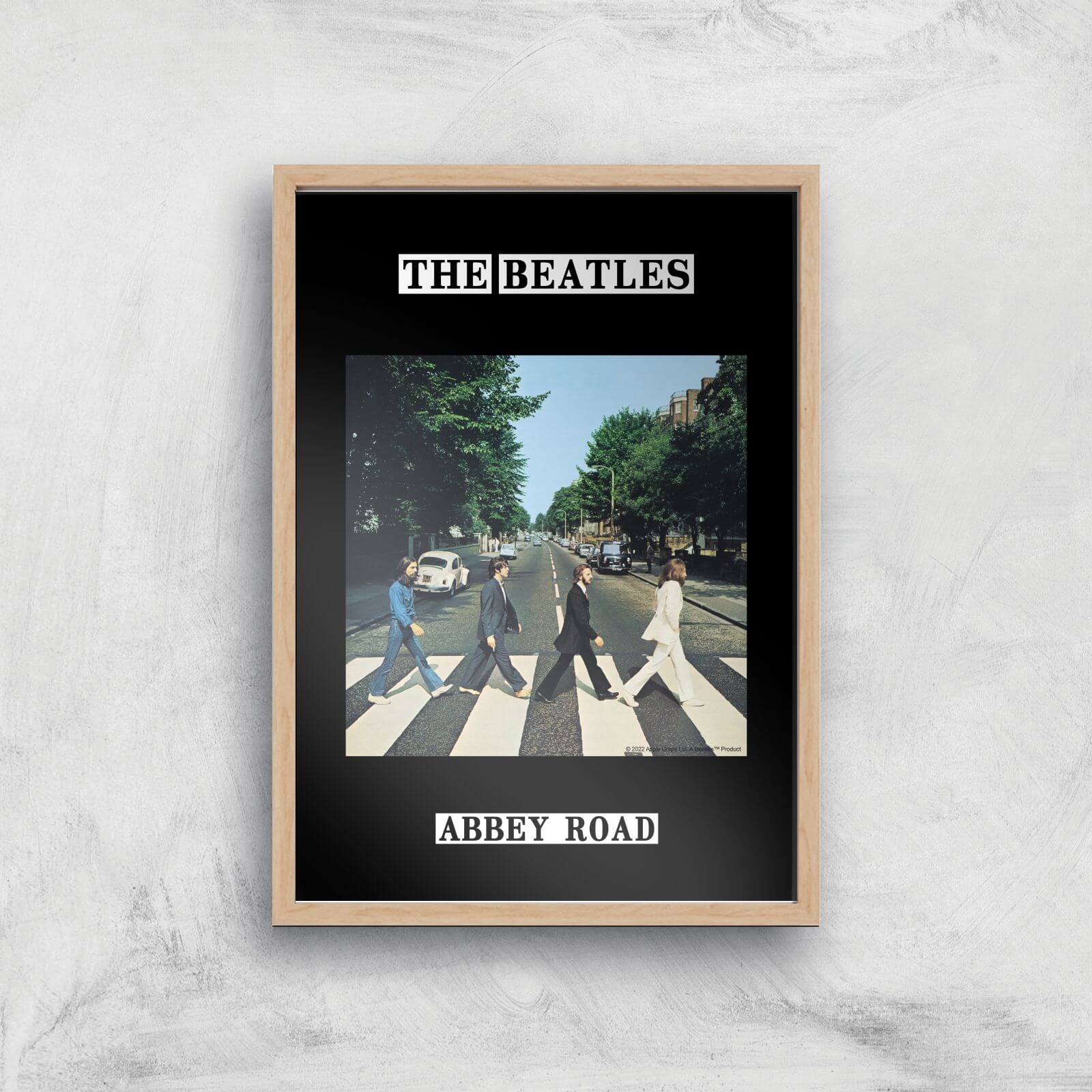 Abbey Road Collection The Beatles Abbey Road Giclee Art Print - A4 - Wooden Frame