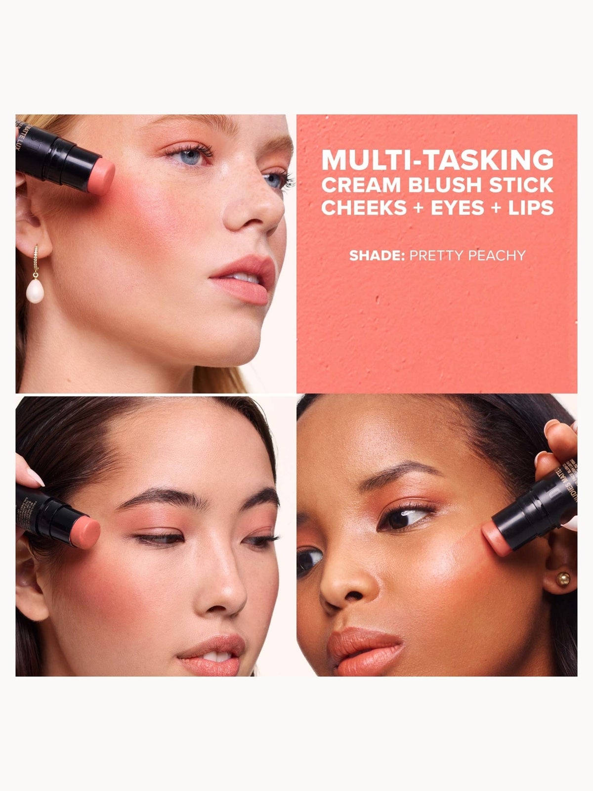 NUDESTIX Nudies Matte Lux All Over Face Blush Colour 7g (Various Shades) - Pretty Peachy 2