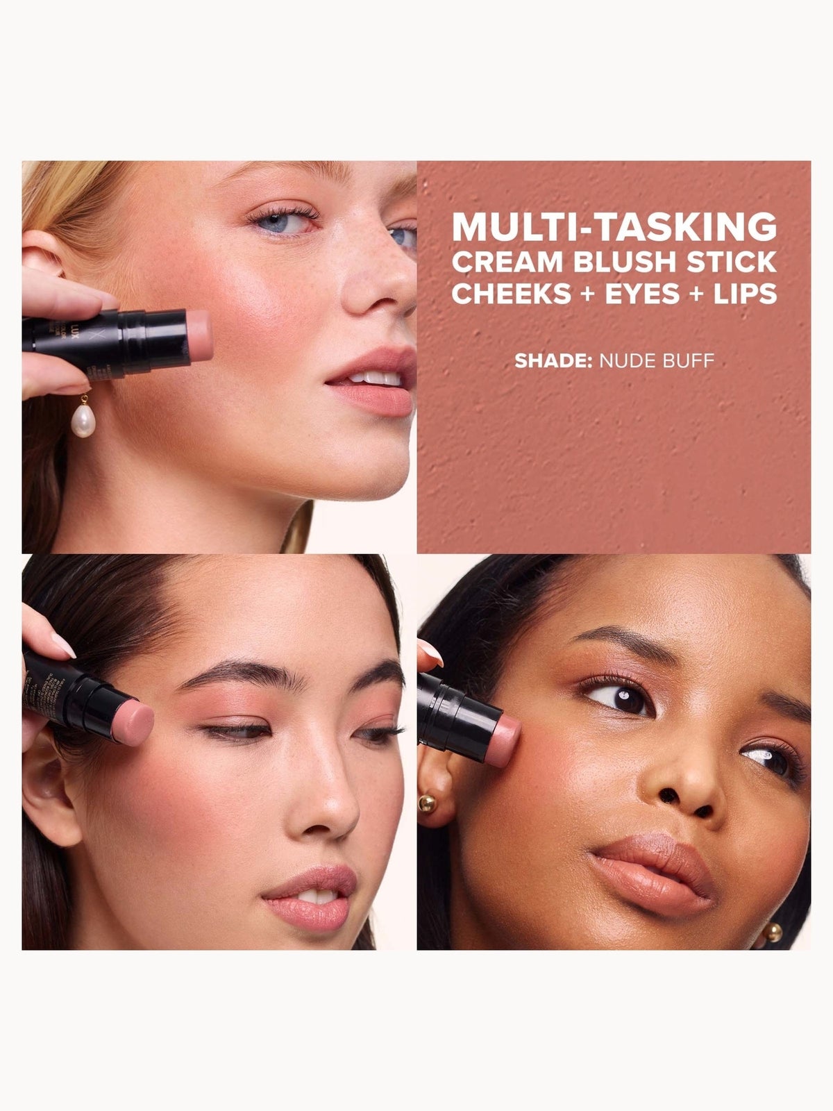 NUDESTIX Nudies Matte Lux All Over Face Blush Colour 7g (Various Shades) - Nude Buff 2