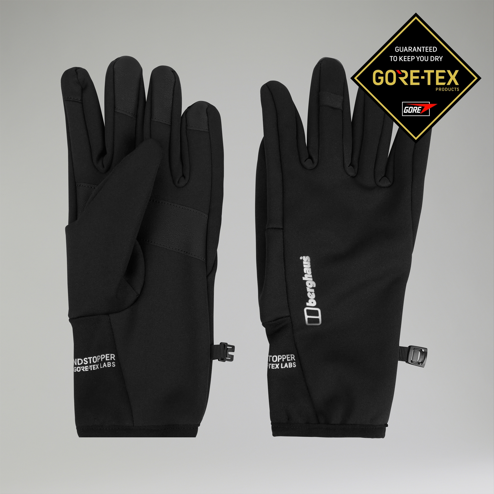 Image of Unisex Hillmaster Windstopper Glove - Black