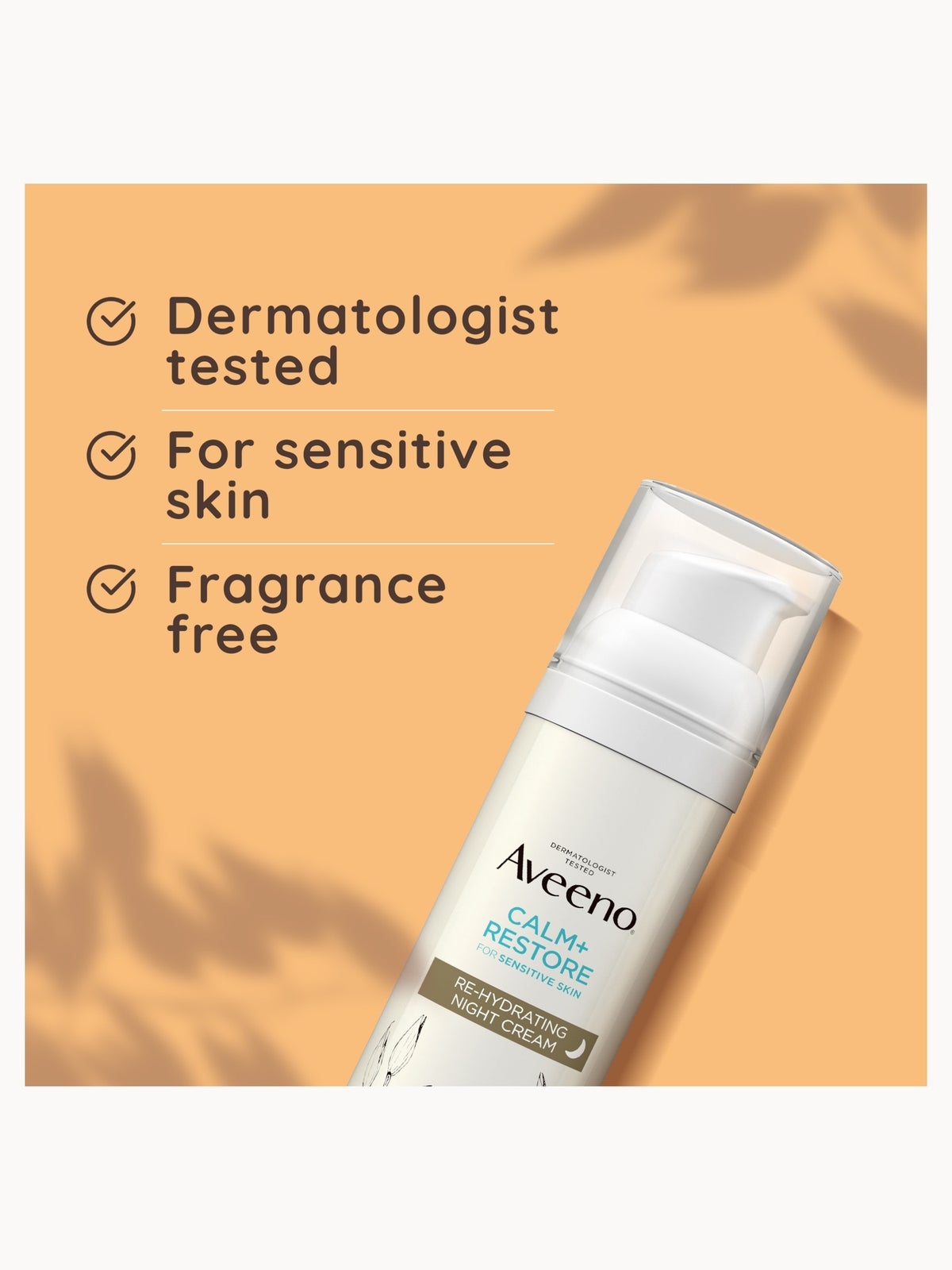 Aveeno Face Calm + Restore Rehydrating Night Cream 50ml 3
