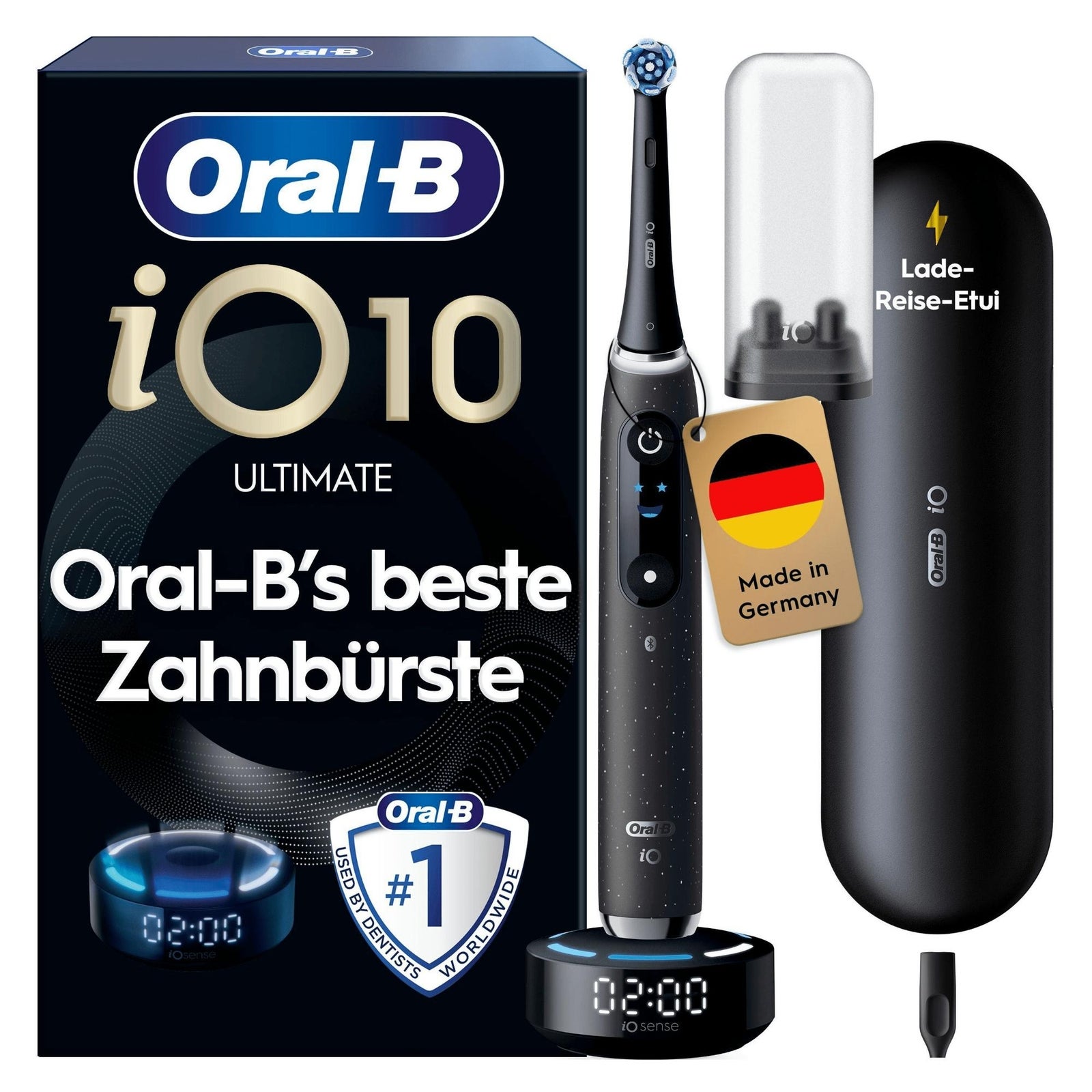 Premium Black Bundle: Oral-B iO Series 10 Cosmic Black mit Zahnseide-Sticks - Bild 13