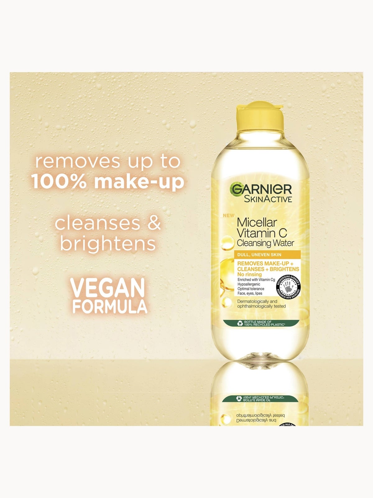 Garnier Micellar Vitamin C Water, Gentle face Cleanser & Makeup Remover, Brightening Formula, 700ml 3