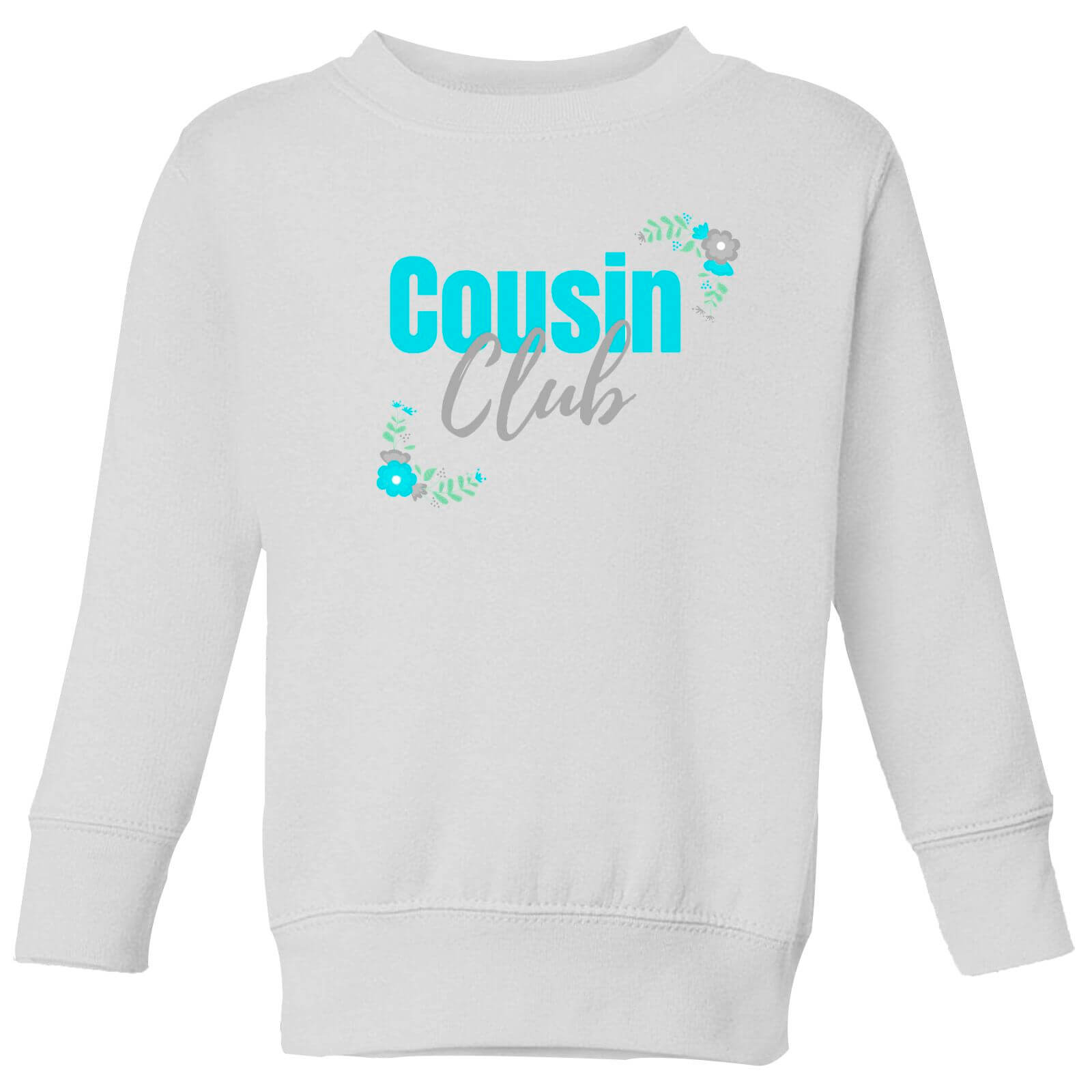 Cousin Club Blue Big And Beautiful Kids' Sweatshirt - White - 11-12 Years - White