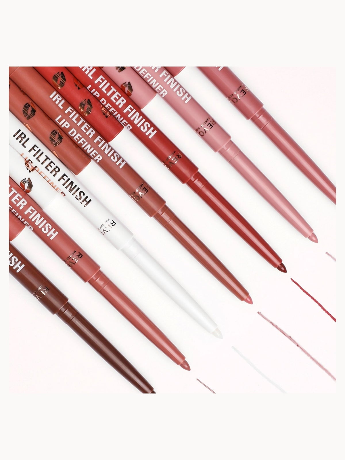 Makeup Revolution IRL Filter Finish Lip Definer 0.18g (Various Shades) - Americano Brown 4