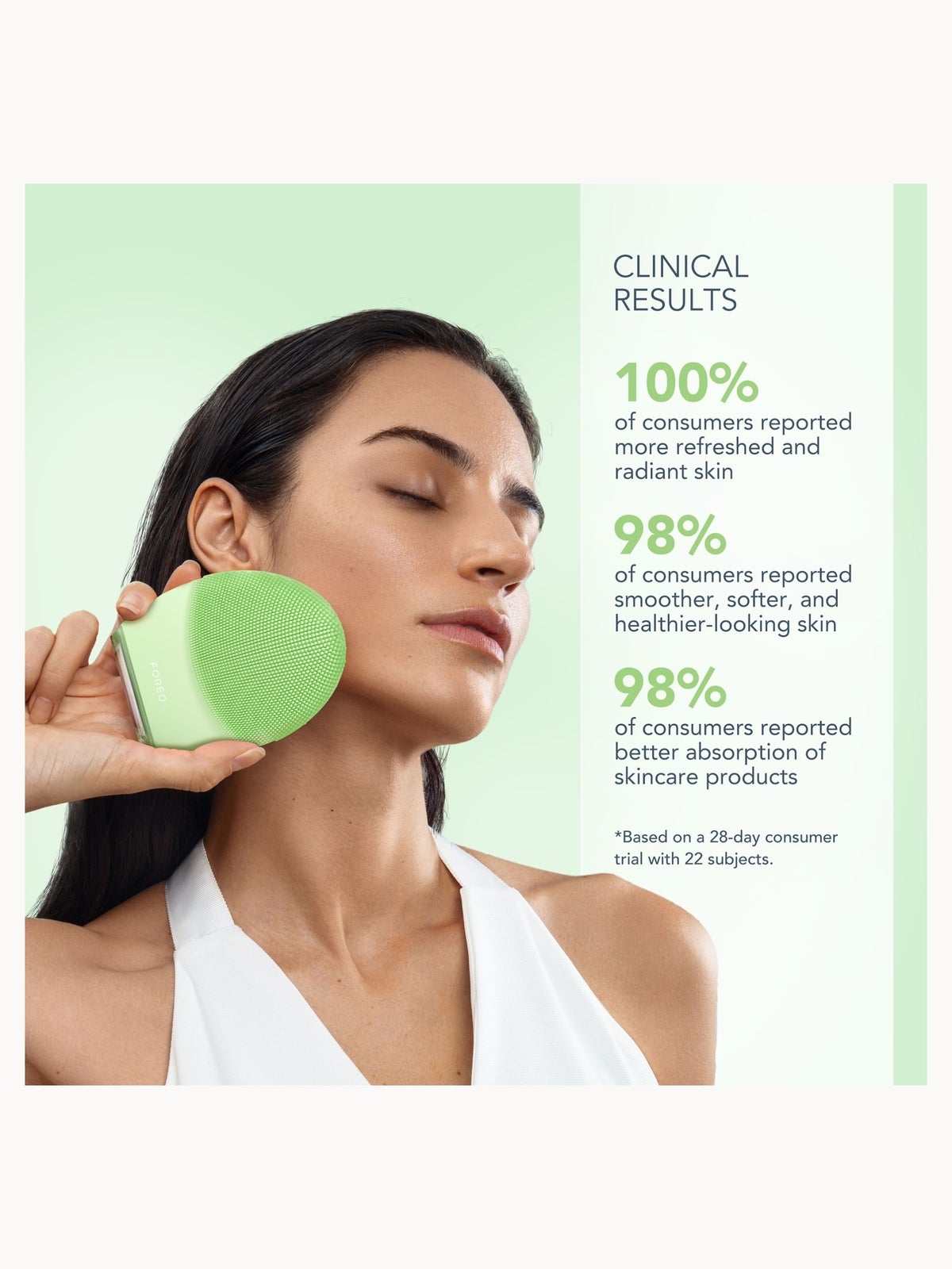 FOREO LUNA 4 Smart Facial Cleansing and Firming Massage Device - Combination Skin 4