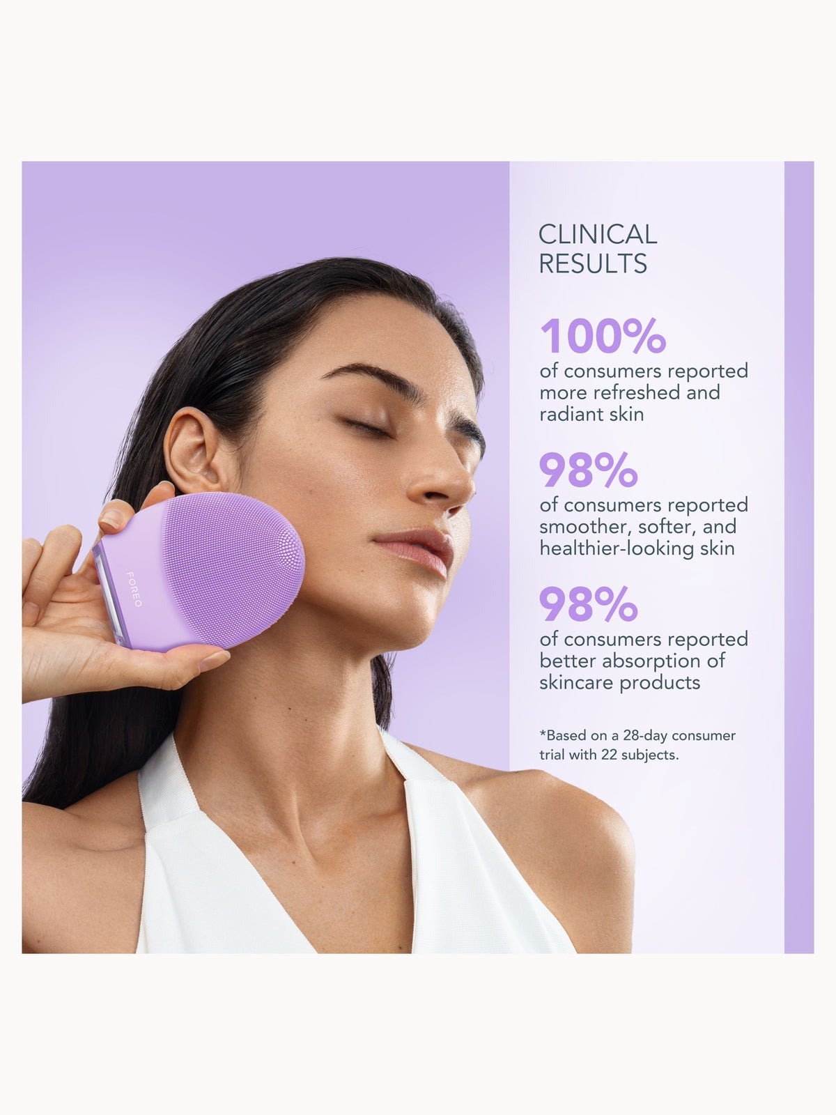 FOREO LUNA 4 Smart Facial Cleansing and Firming Massage Device - Sensitive Skin 4