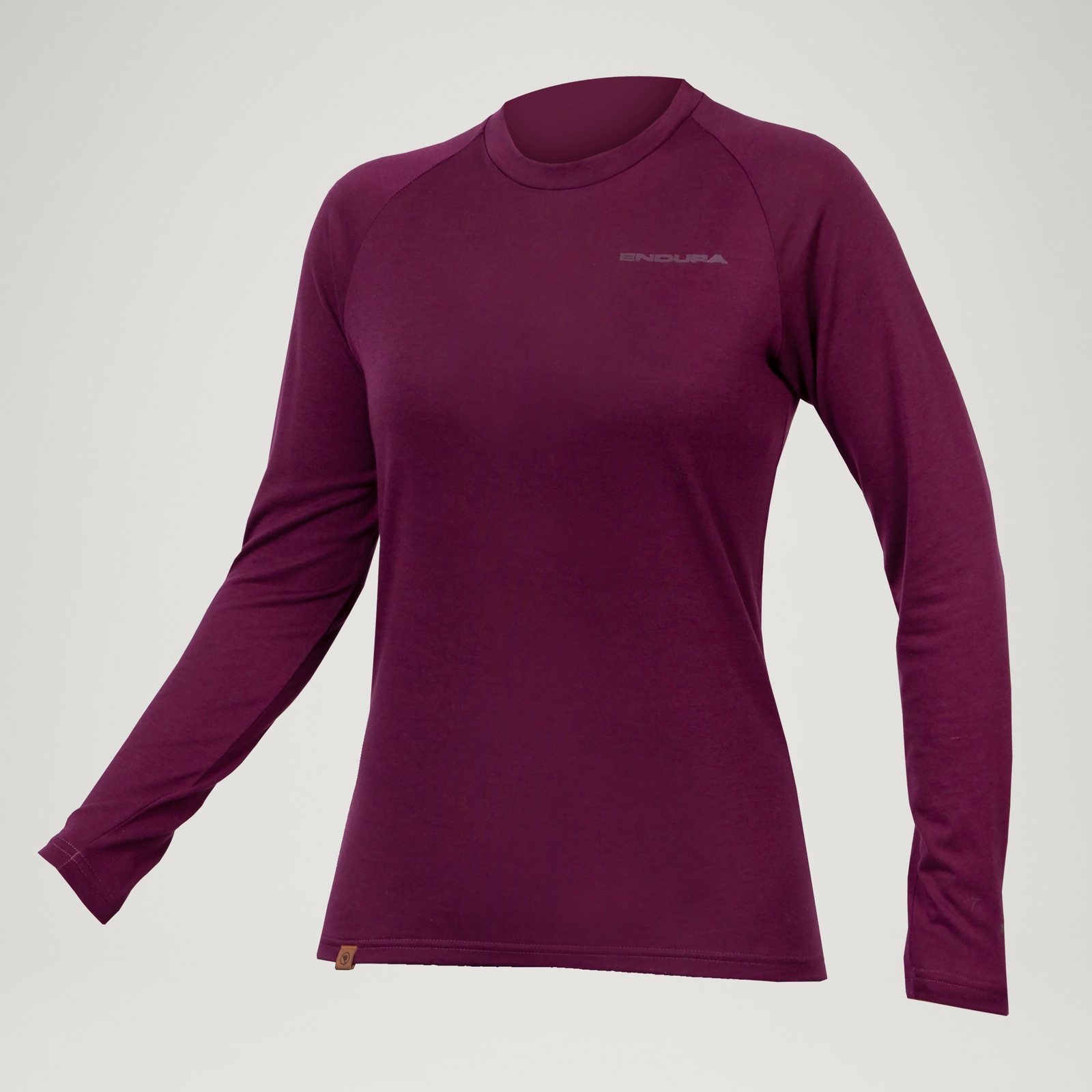 Endura Women's Baabaa Blend L/S Base Layer - Aubergine | Extra 10% off first order.