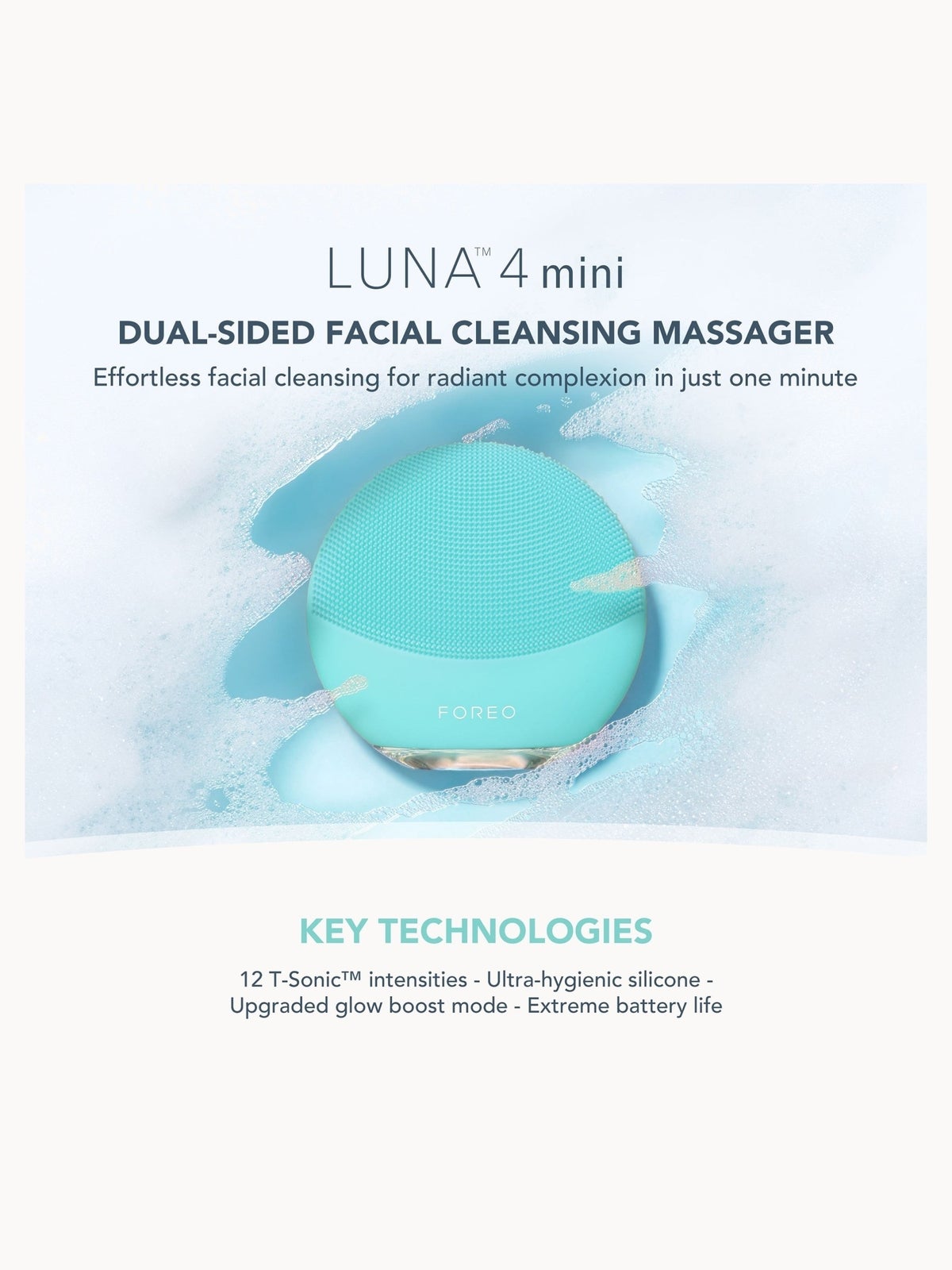 FOREO Luna 4 Mini (Various Shades) - Arctic Blue 2