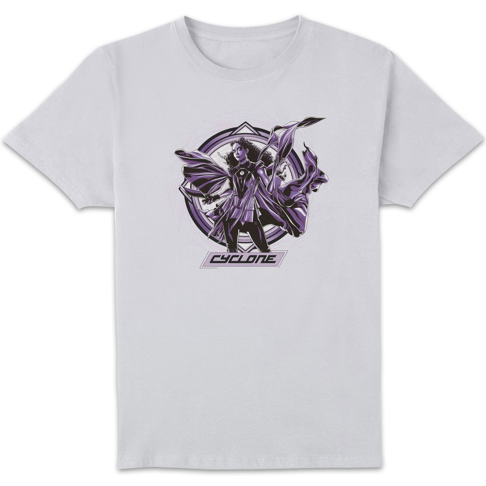 DC Black Adam Cyclone Unisex T-Shirt - White - L