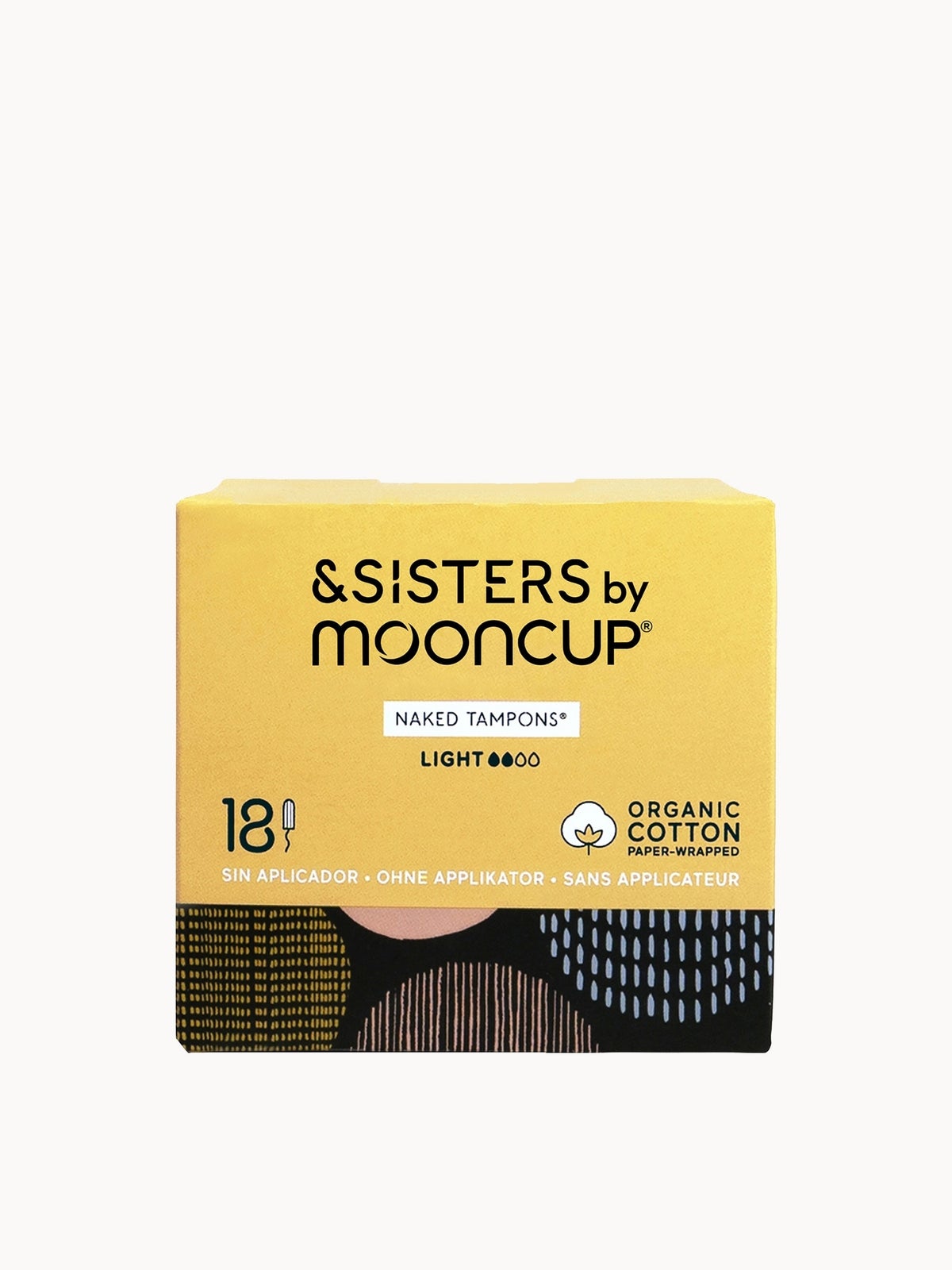 Mooncup Naked Tampons - Light / Regular (18 pack)