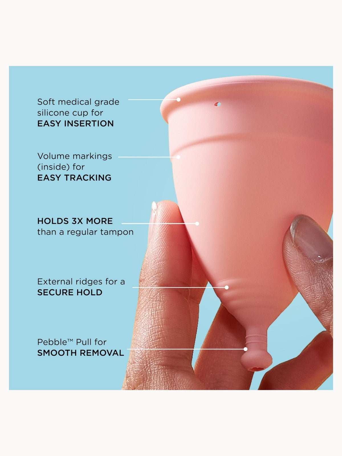 Mooncup Beginner Menstrual Cup - Size Teen 3
