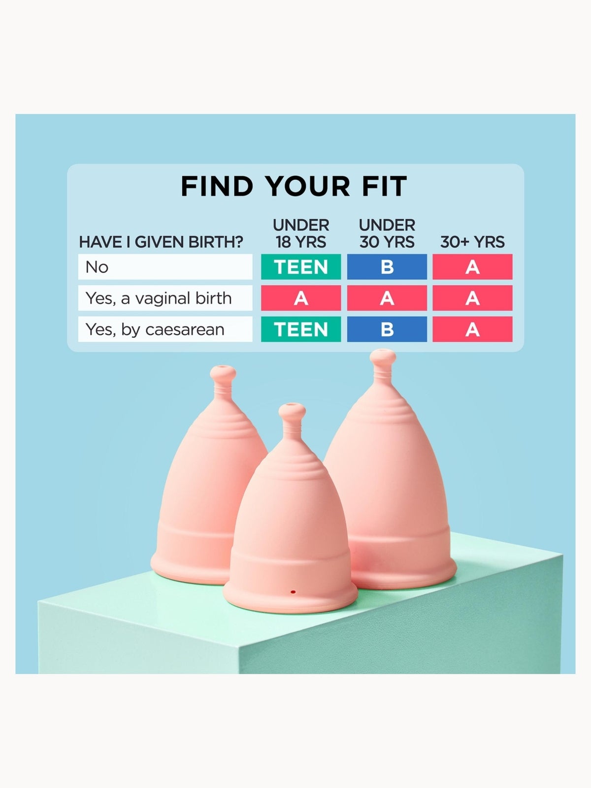 Mooncup Beginner Menstrual Cup - Size Teen 4