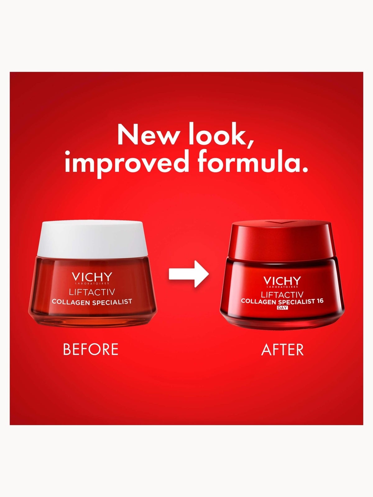 VICHY Liftactiv Collagen Specialist Peptide and Vitamin C Moisturiser 50ml 4