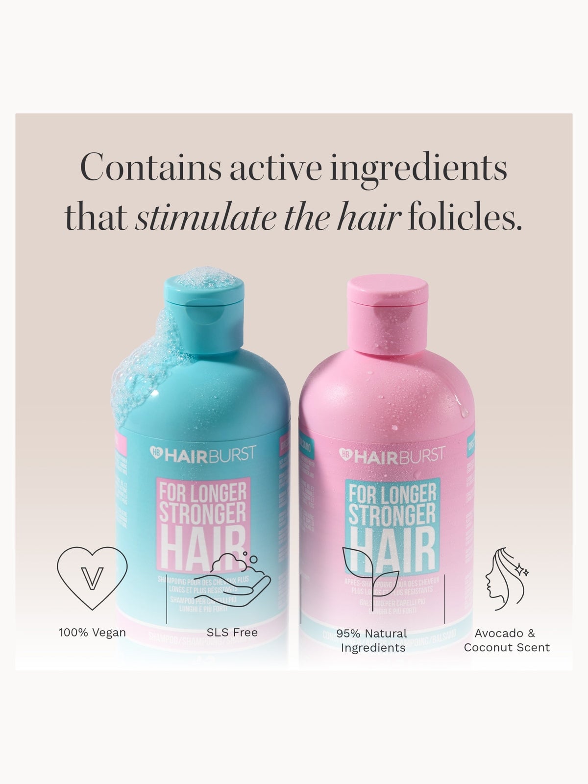 Hairburst Original Shampoo and Conditioner Bundle 2