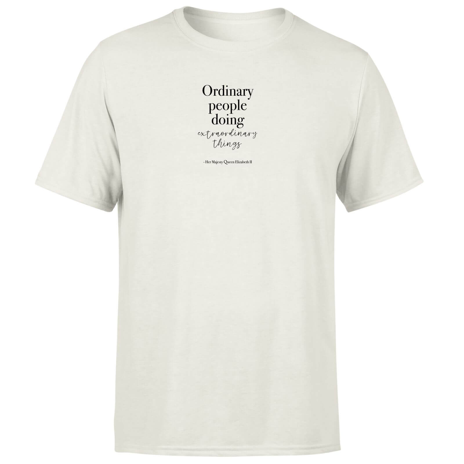 Ordinary People Doing Extraordinary Things Men's T-Shirt - White Vintage Wash - XL - White Vintage Wash
