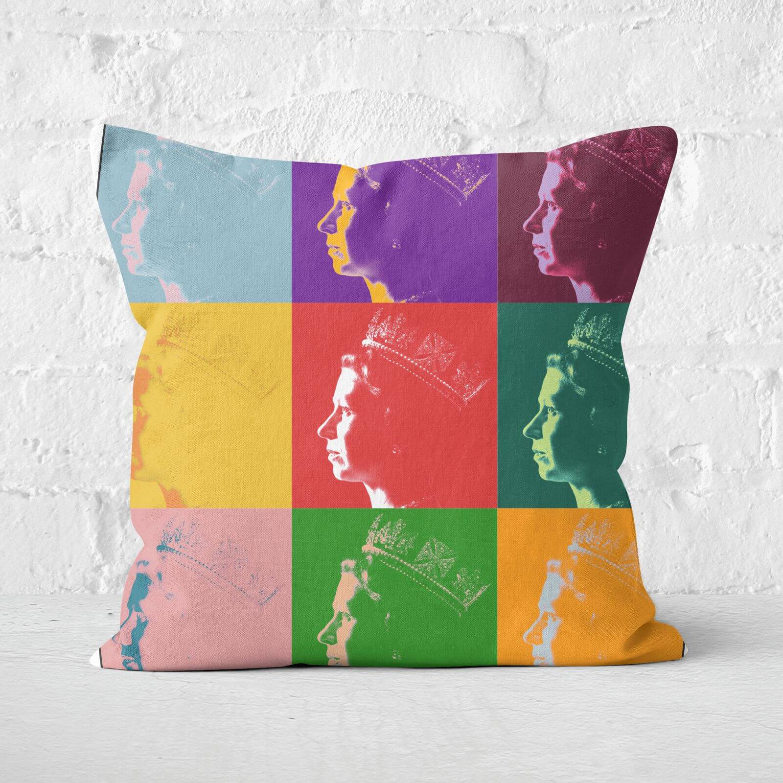 Pop Art Queen Square Cushion - 40x40cm - Soft Touch