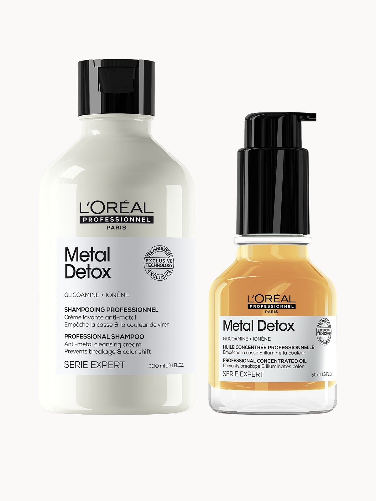 L'Oréal Professionnel Metal Detox Oil and Shampoo Bundle