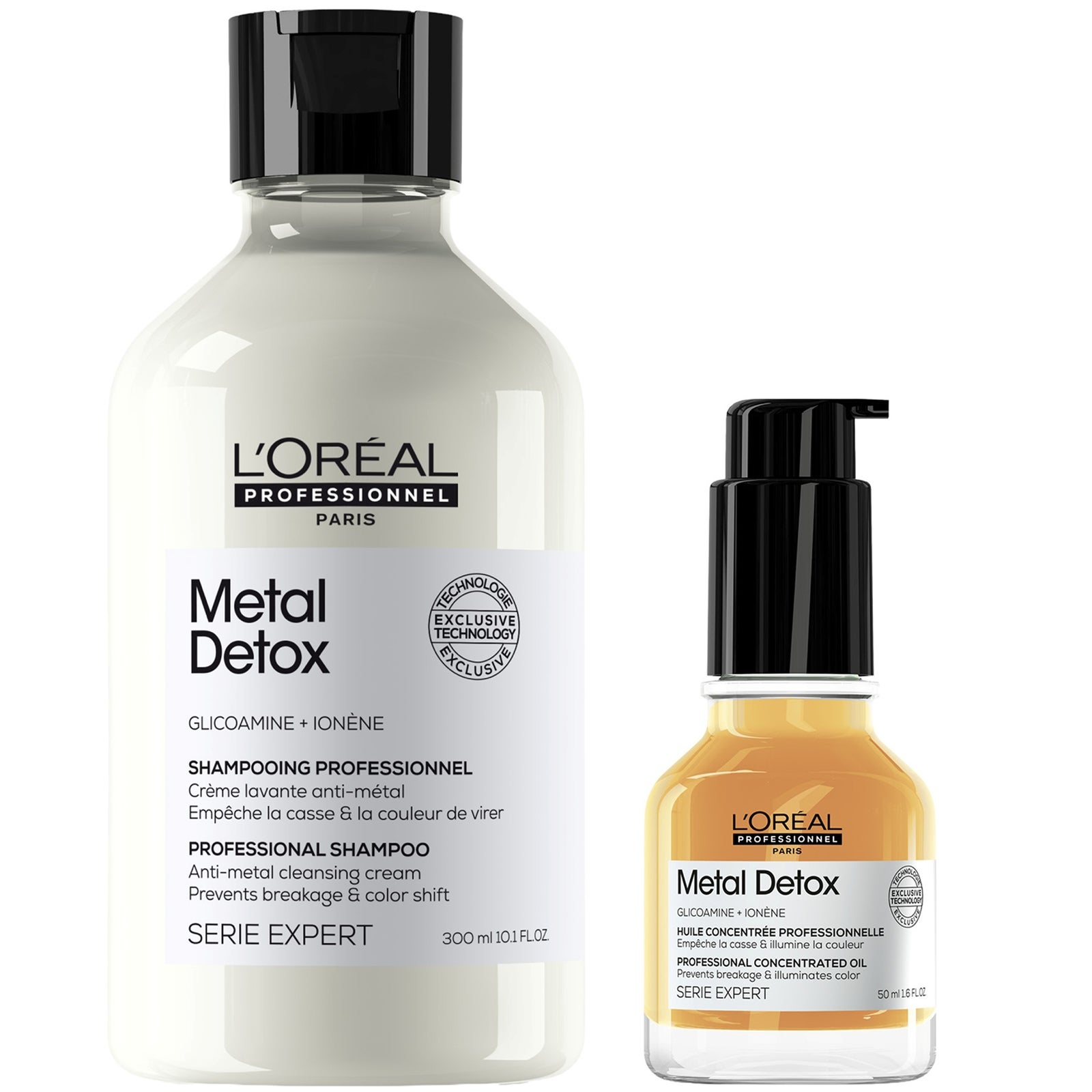 L'Oréal Professionnel Metal Detox Oil and Shampoo Bundle - Immagine 1