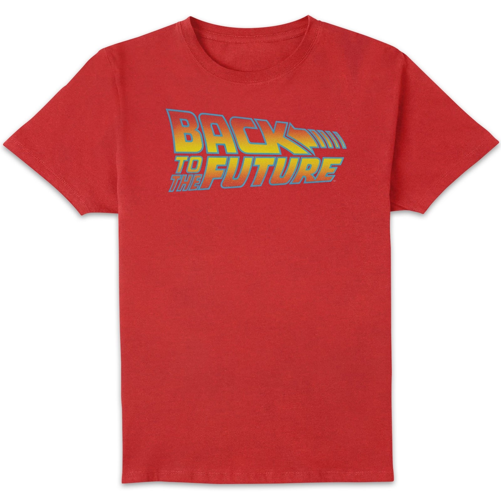 Back To The Future Classic Logo Men's T-Shirt - Red - XL