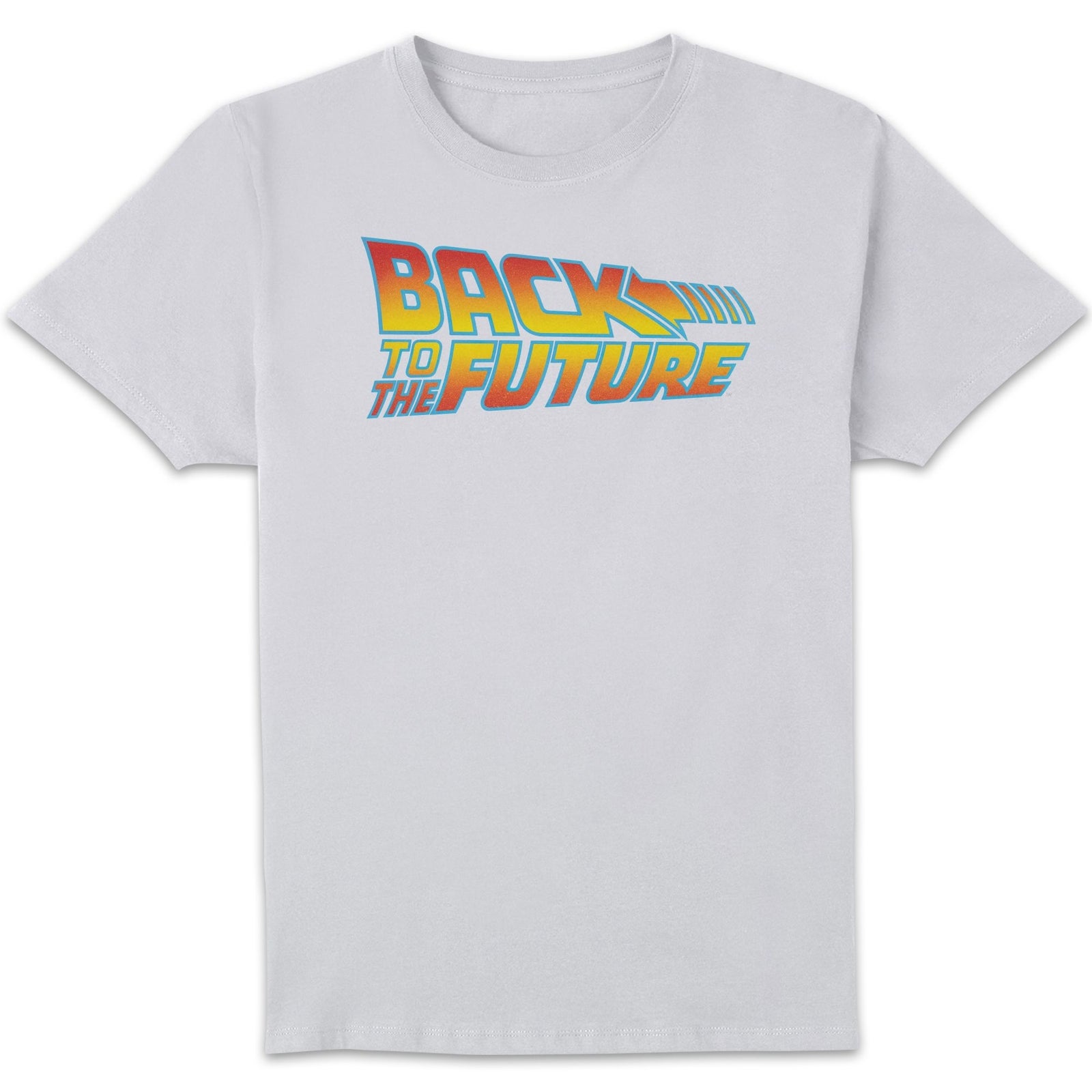Back To The Future Classic Logo Men's T-Shirt - White - S