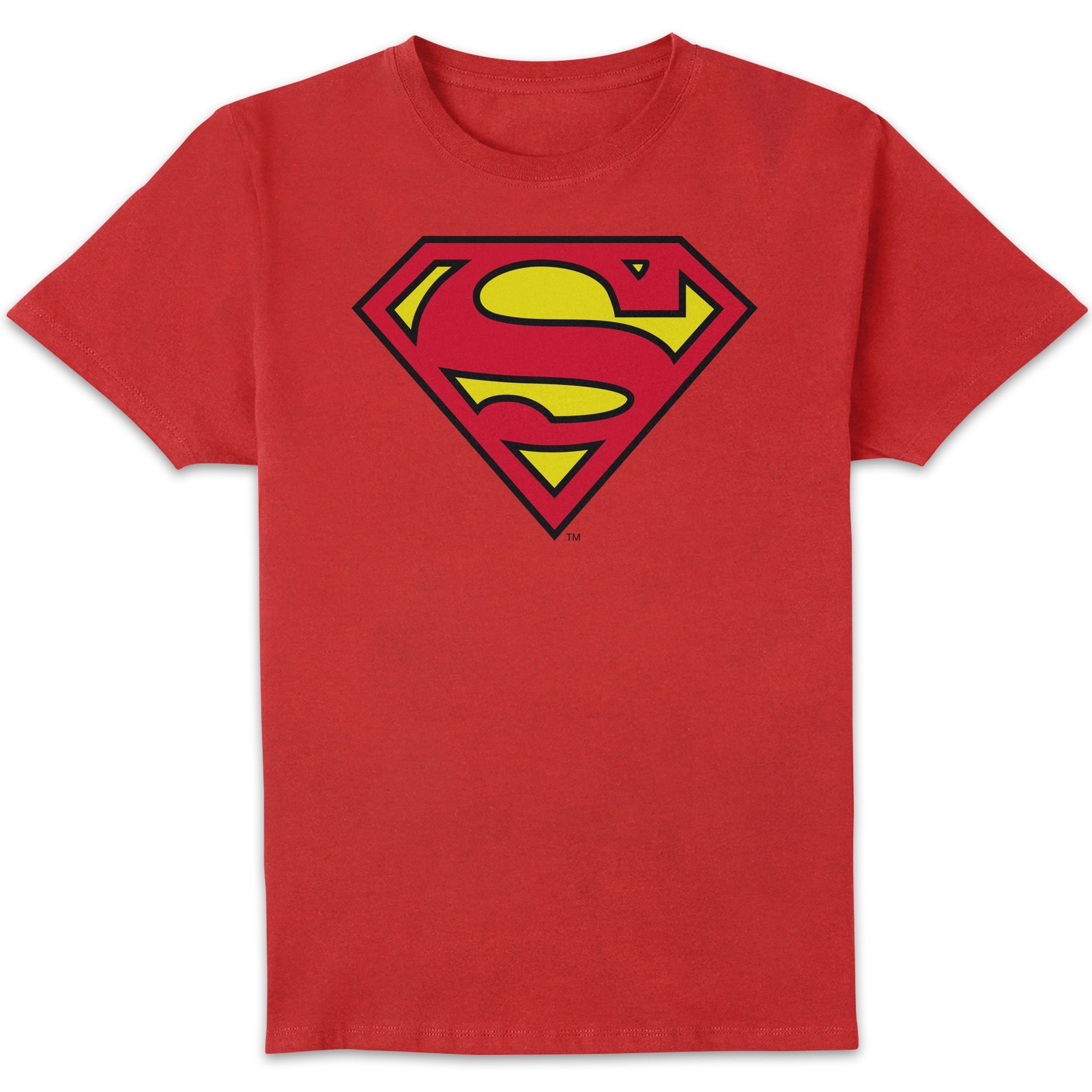 Official Superman Shield Men's T-Shirt - Red - M