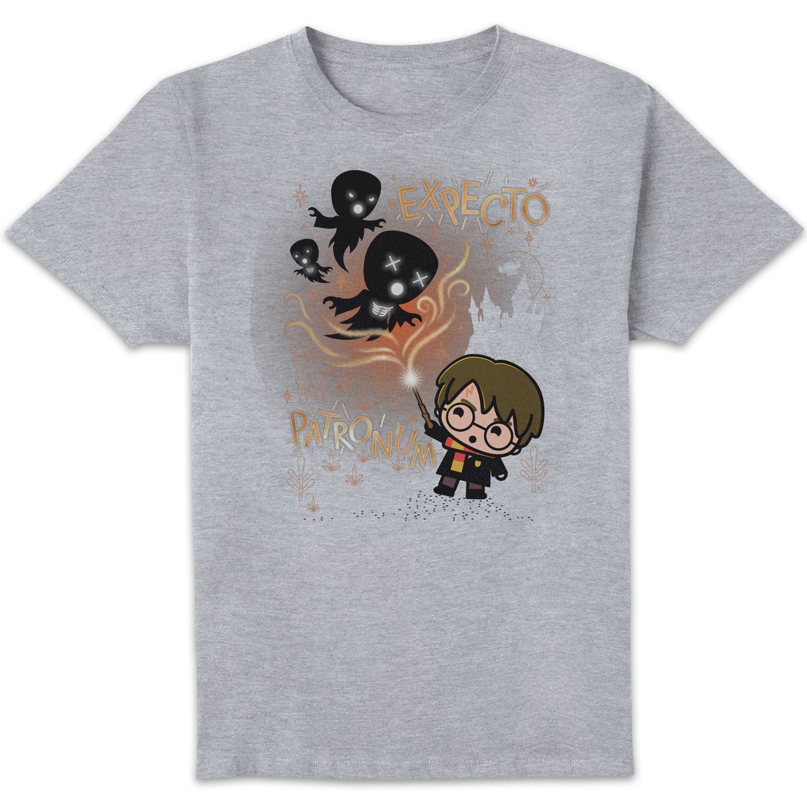 Harry Potter Kids Expecto Patronum Men's T-Shirt - Grey - 5XL
