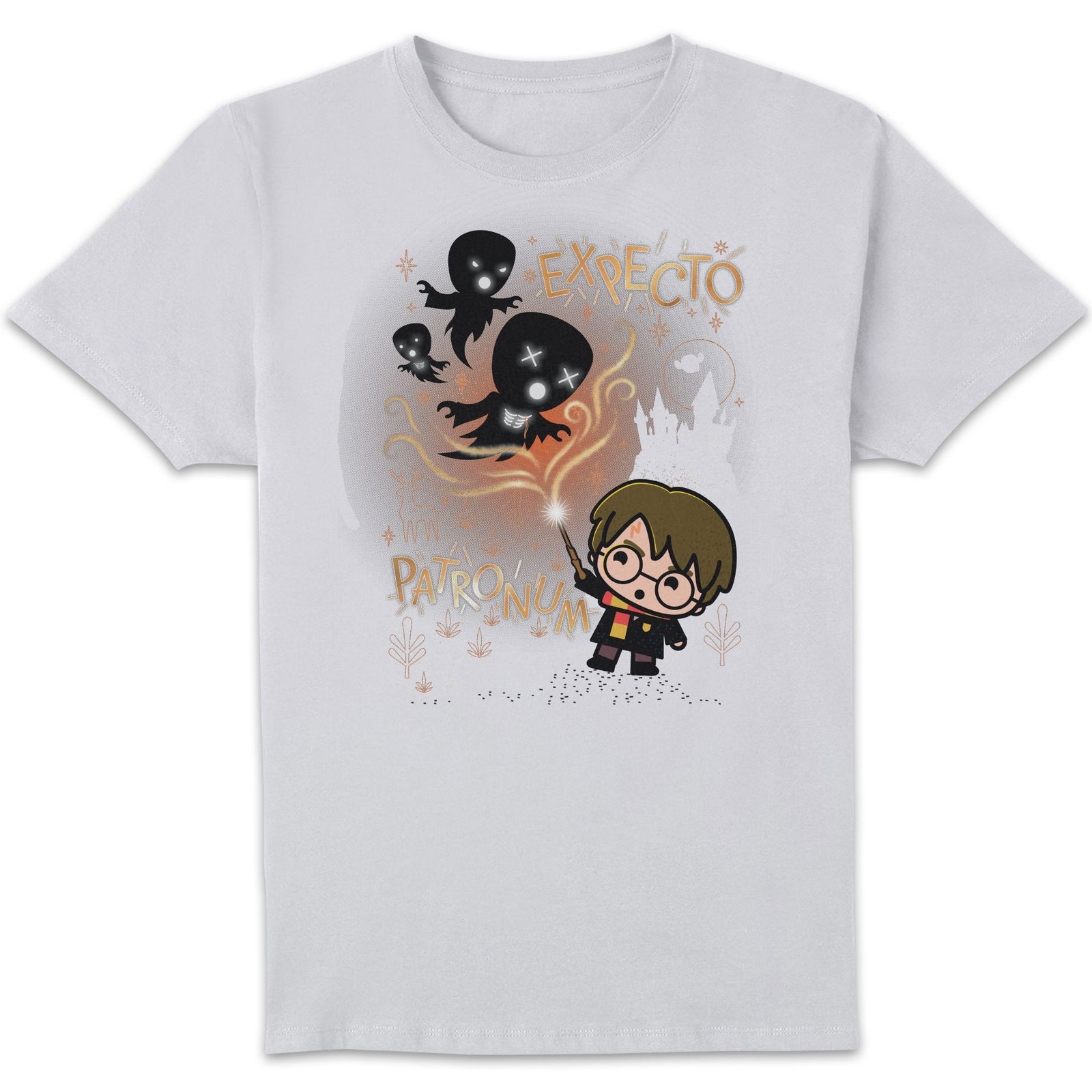 Harry Potter Kids Expecto Patronum Men's T-Shirt - White - 5XL