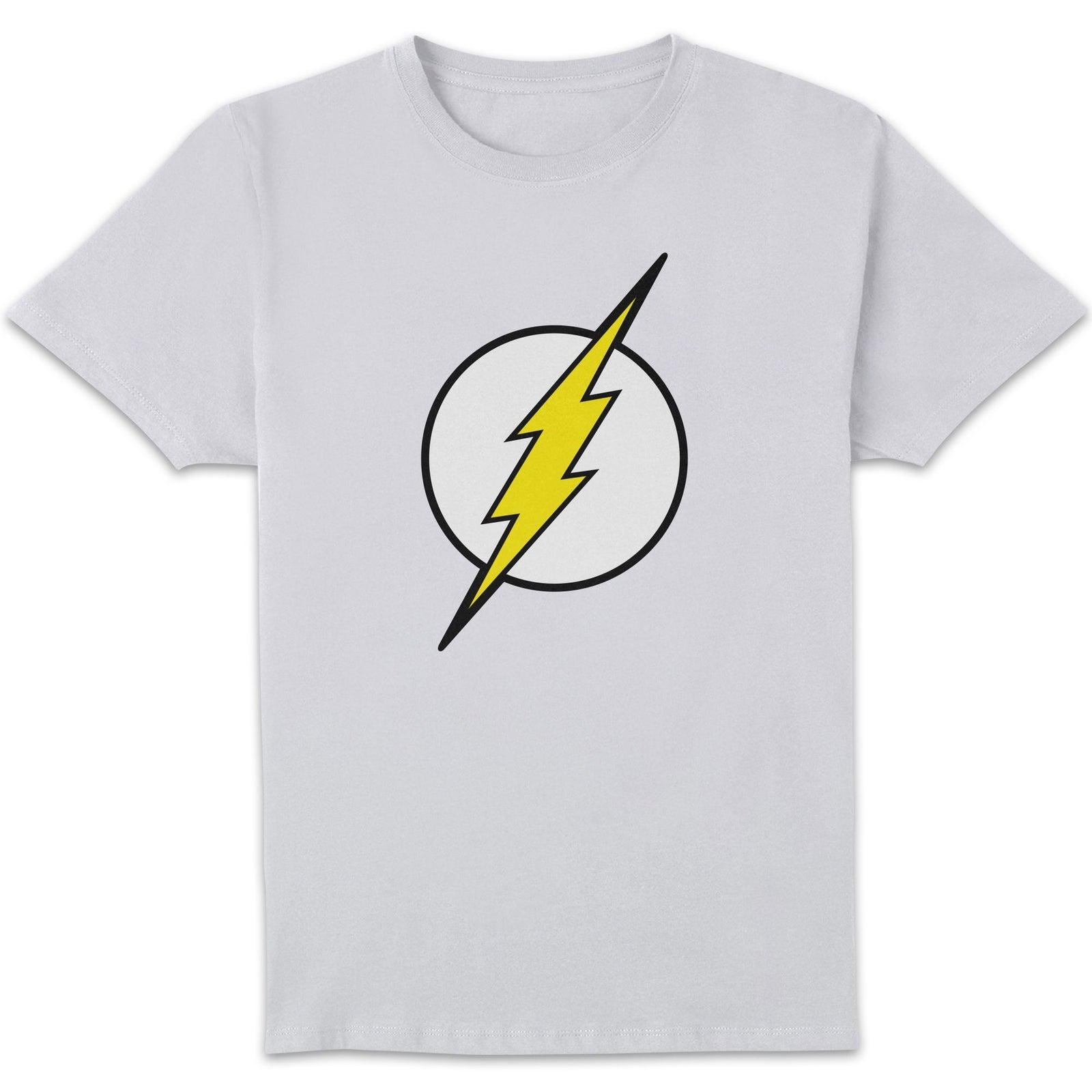 Justice League Flash Logo Men's T-Shirt - White - L