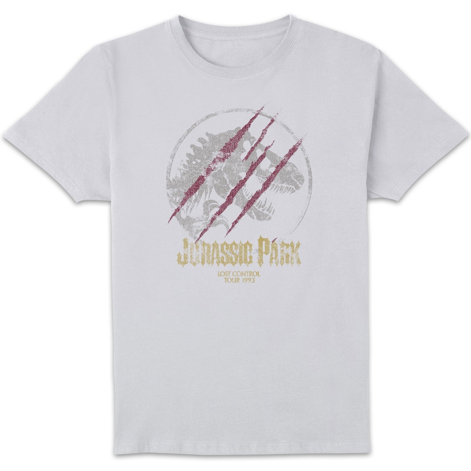 Jurassic Park Lost Control Men's T-Shirt - White - XL
