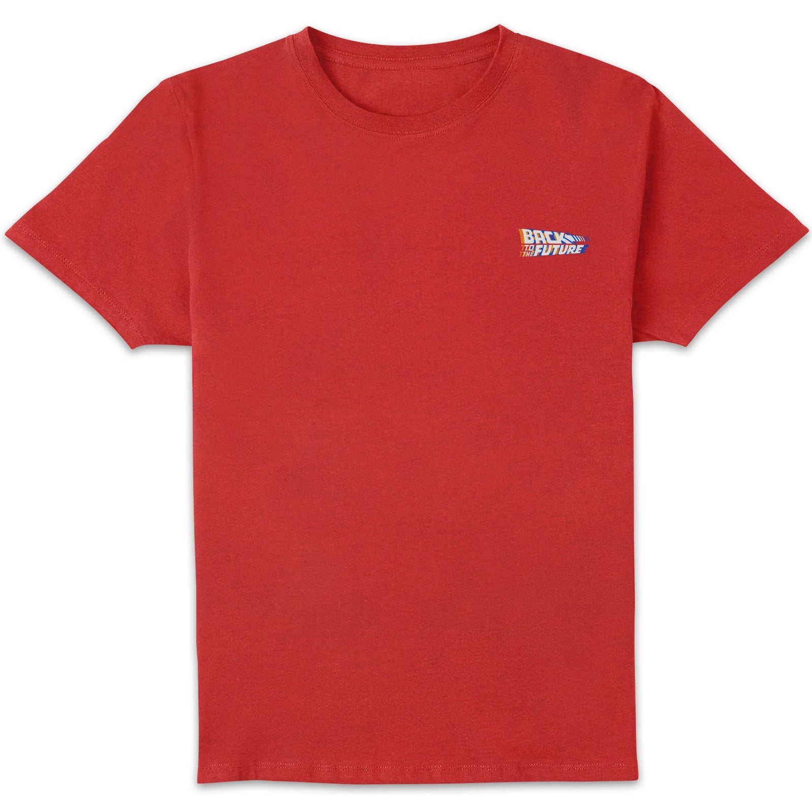Back To The Future Men's T-Shirt - Red - M