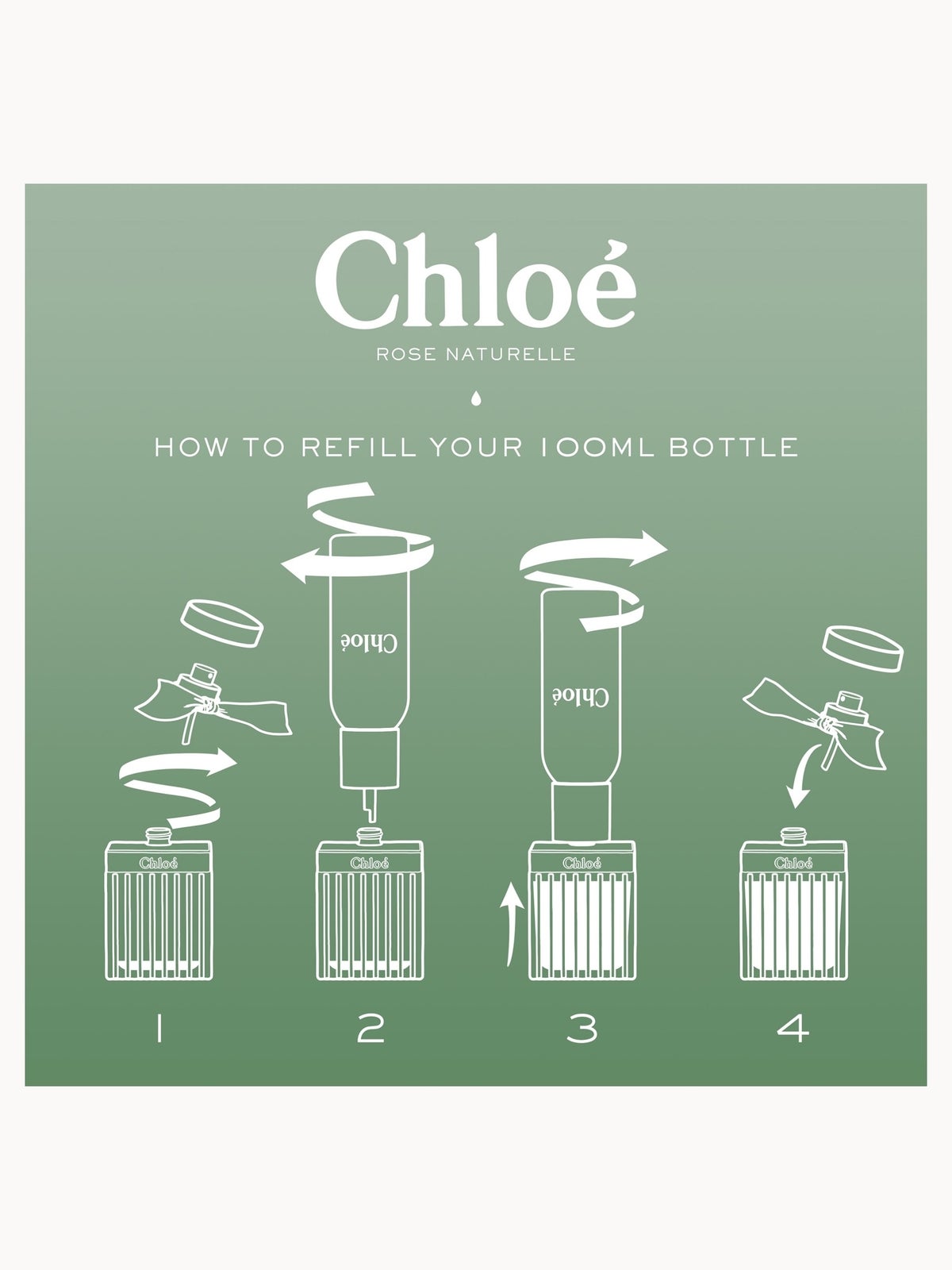 Chloé Rose Naturelle Eau de Parfum Refillable 100ml, photo 3