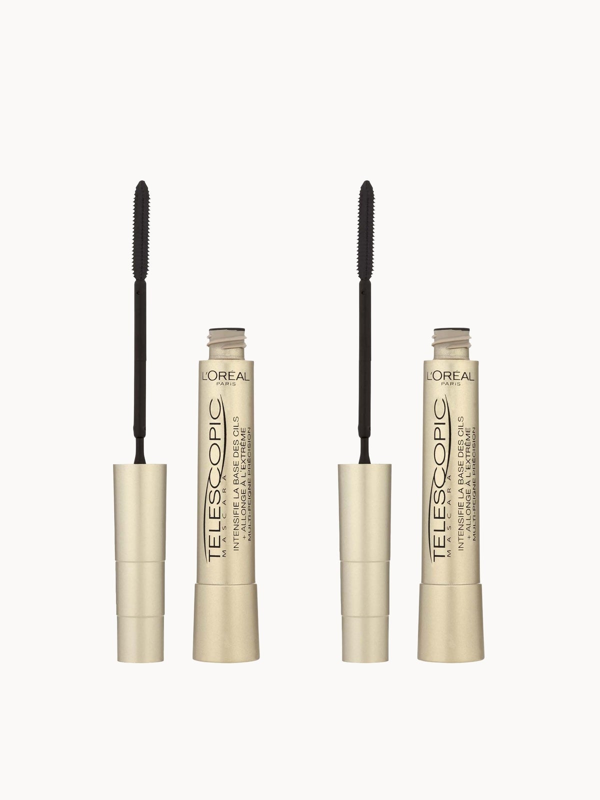  L'Oreal Paris Telescopic Mascara Duo Bundle - Black