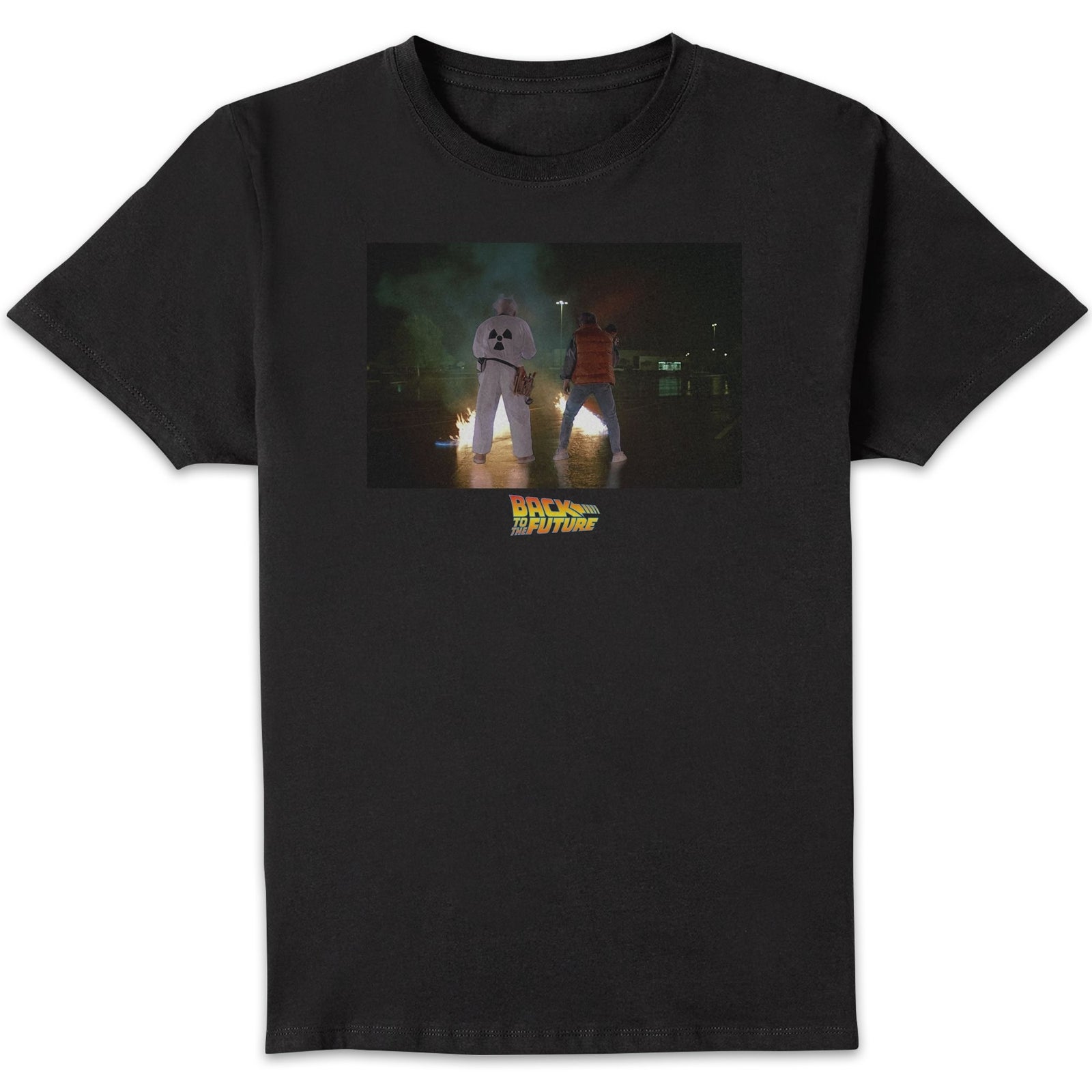 Back to the Future First Test Unisex T-Shirt - Black - S