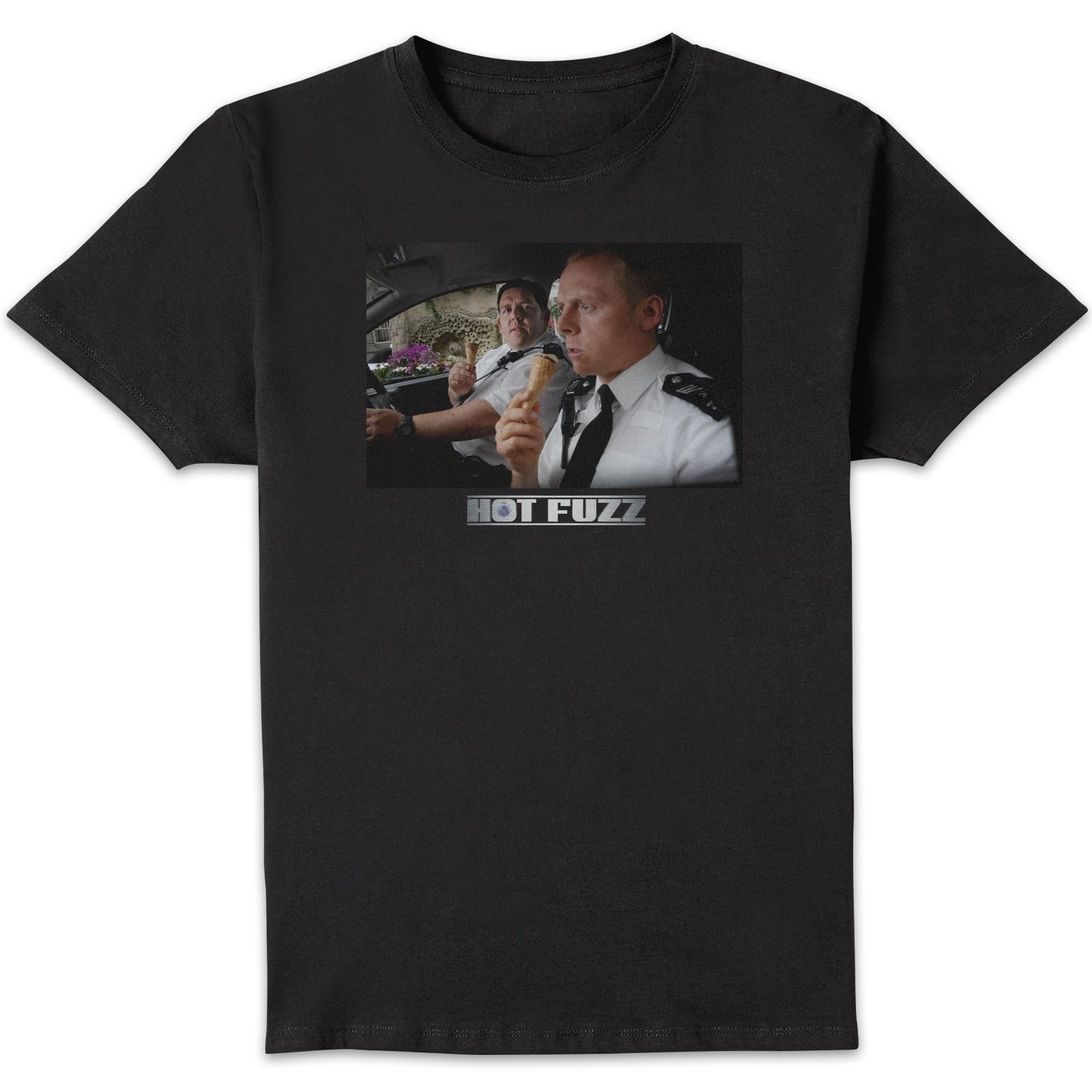 Hot Fuzz Ice Cream Scene Unisexe T-shirt - Noir