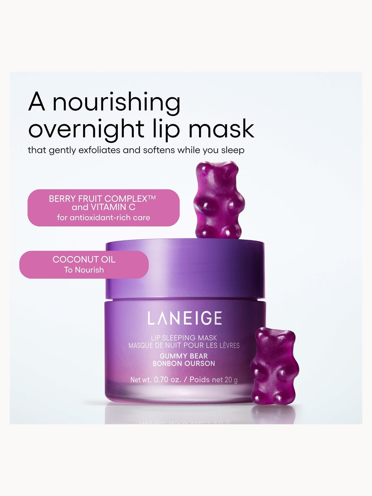 LANEIGE Lip Sleeping Mask - Gummy Bear 20g 4