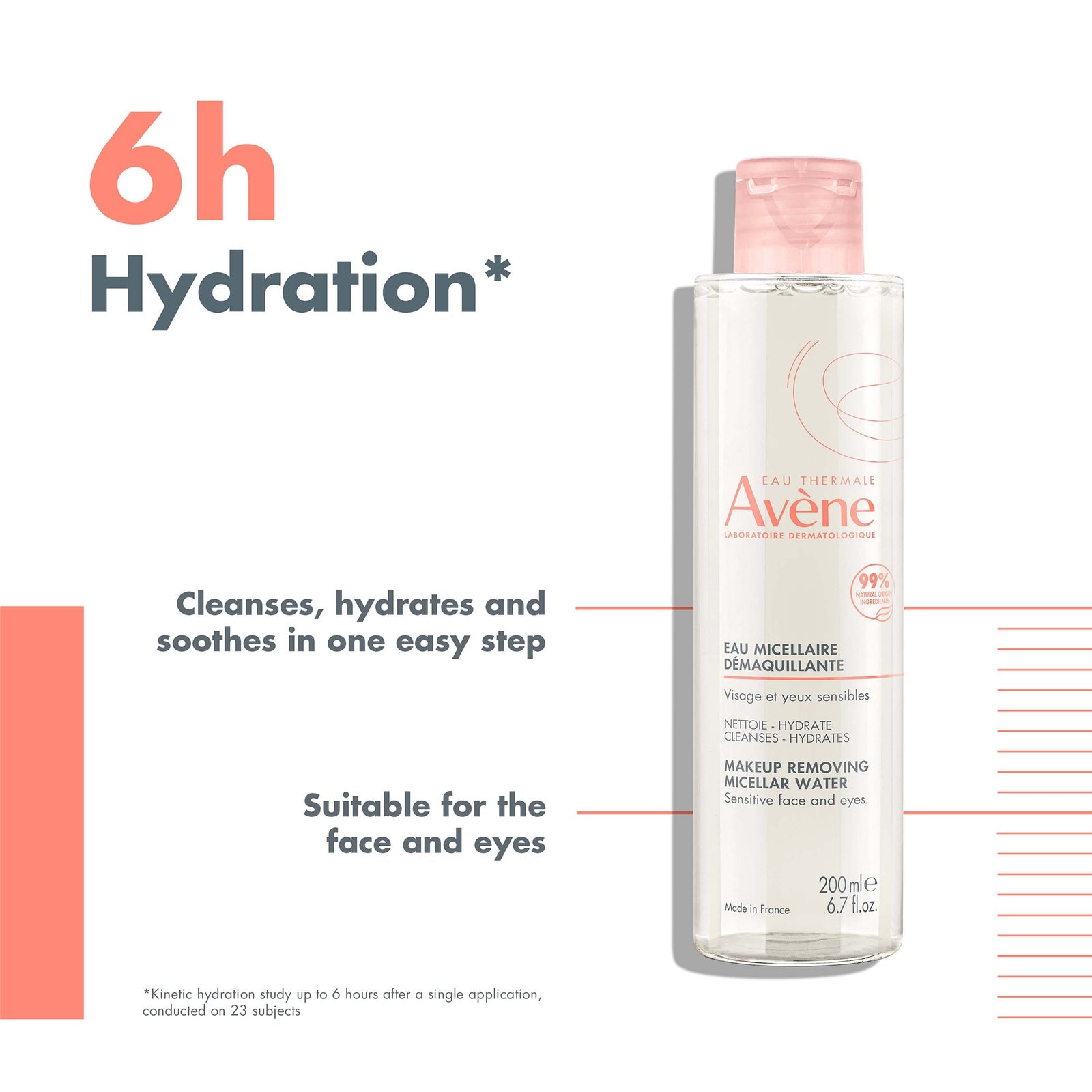 Avene Eau micellaire démaquillante fl 200 ml