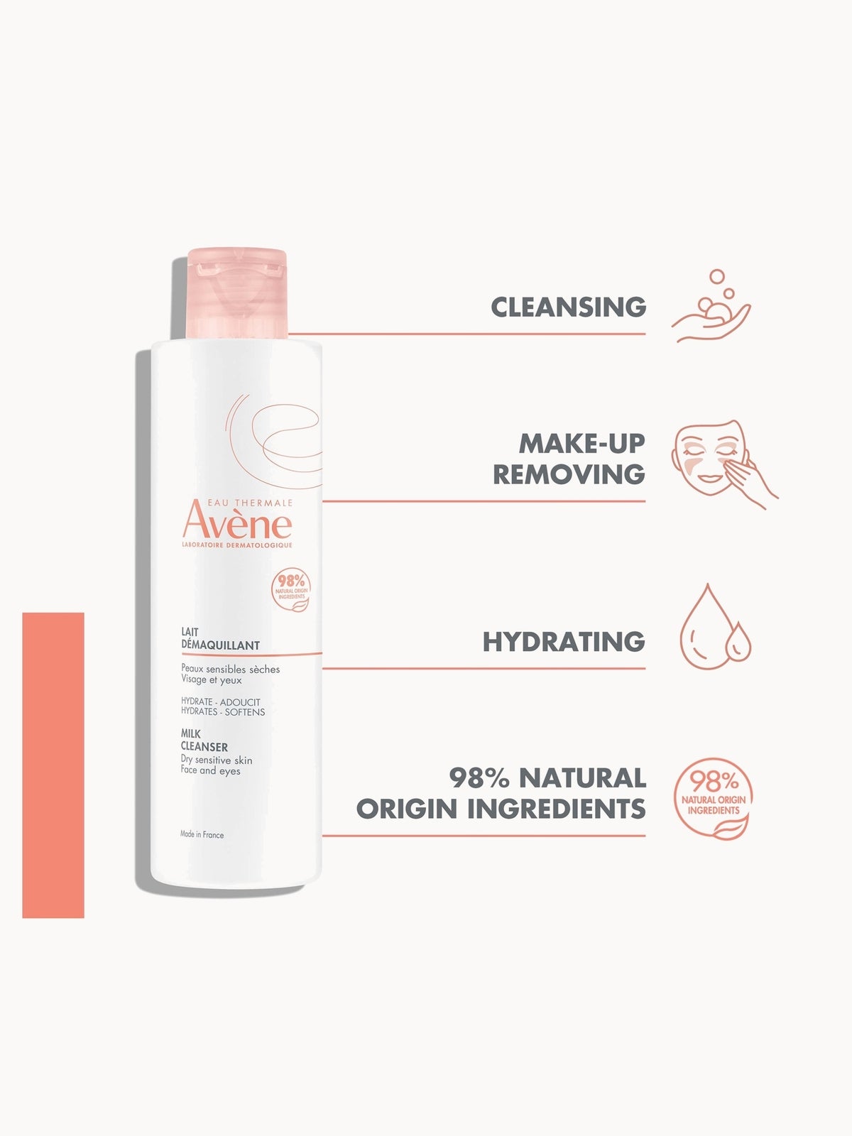 Avène Milk Cleanser 200ml 3