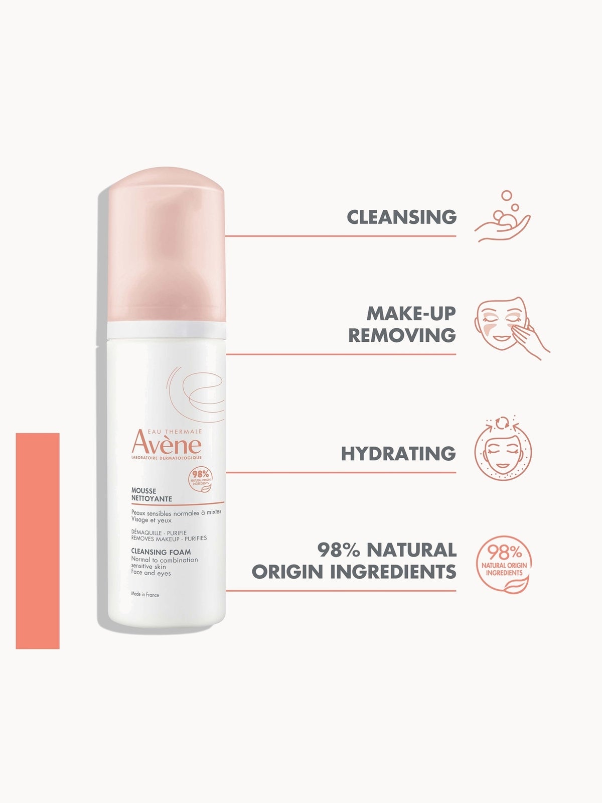 Avène Cleansing Foam 150ml 3