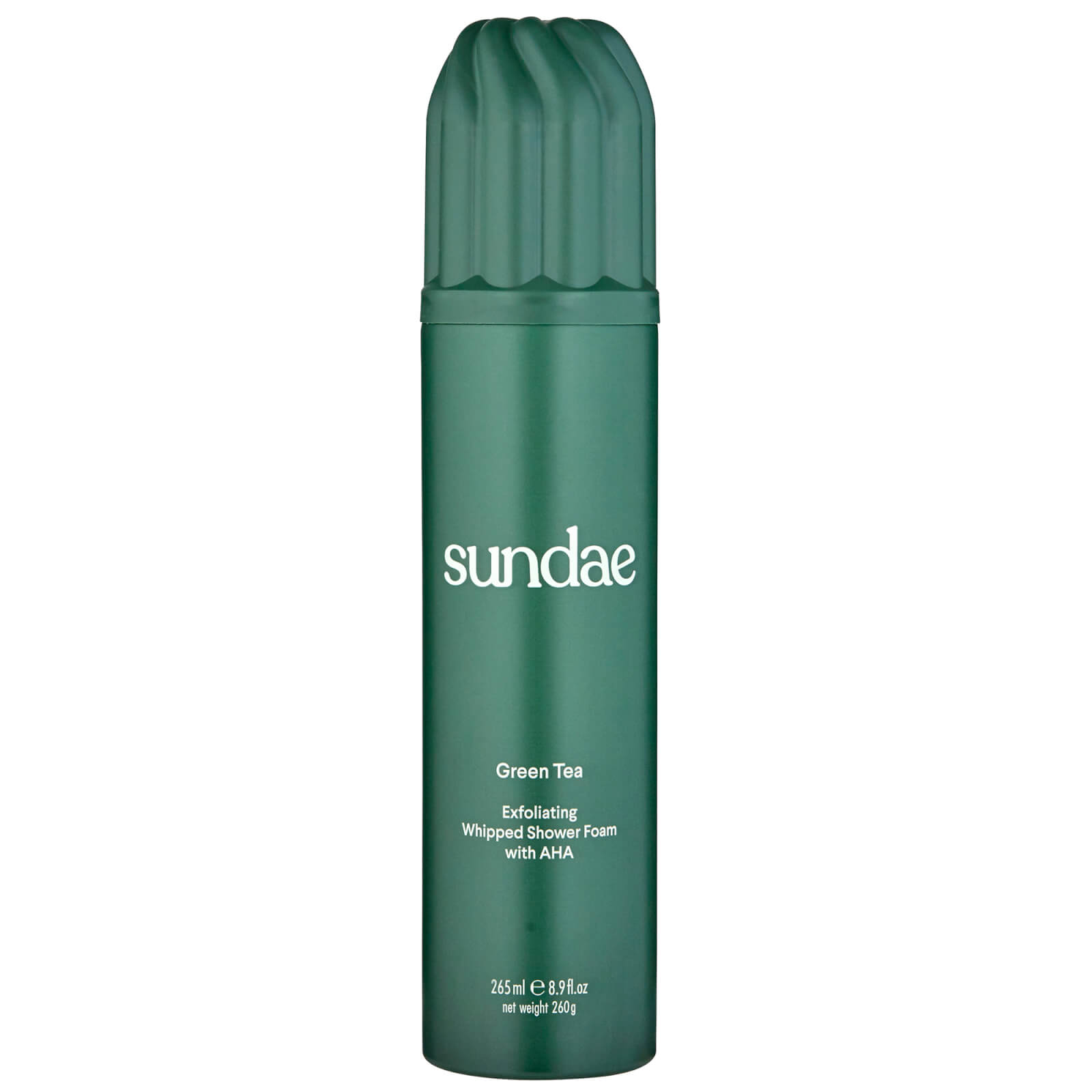 SUNDAE Body Green Tea Exfoliating Whipped Shower Foam with Kakadu Plum and Finger Lime 260ml