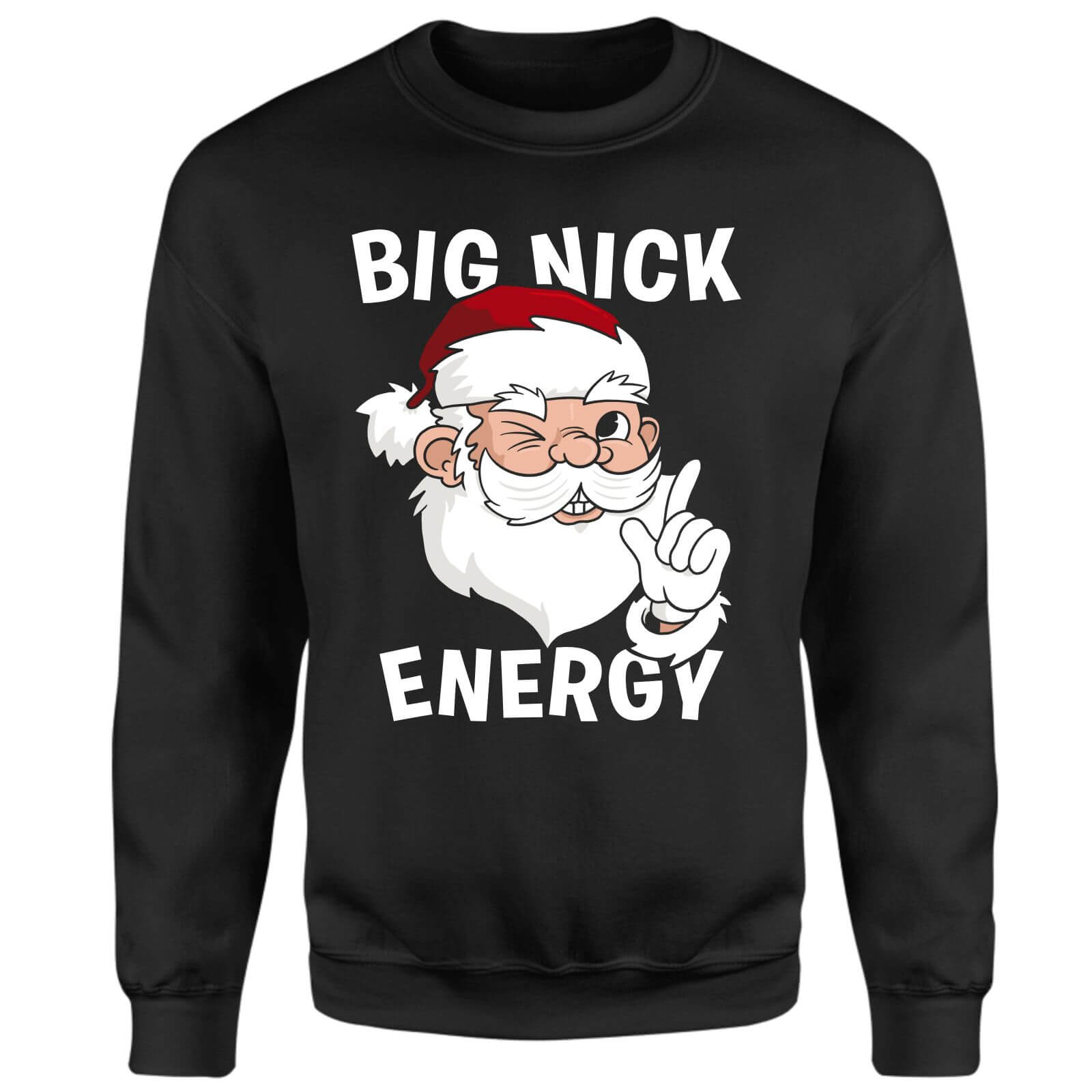 Big Nick Energy Christmas Jumper - Black - M - Black